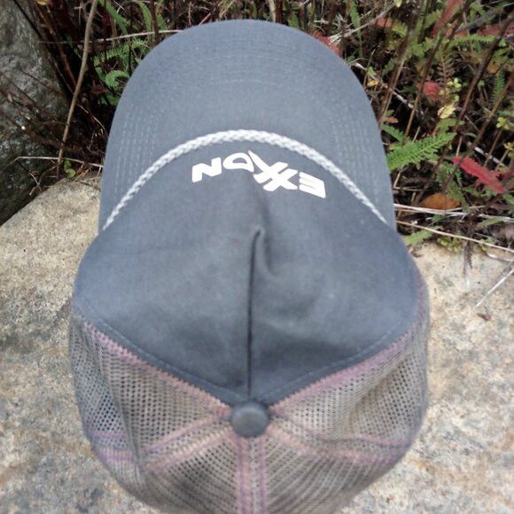 Vintage Vintage Exxon Rope Snap Back Trucker Hat Cap Size ONE SIZE - 4 Thumbnail