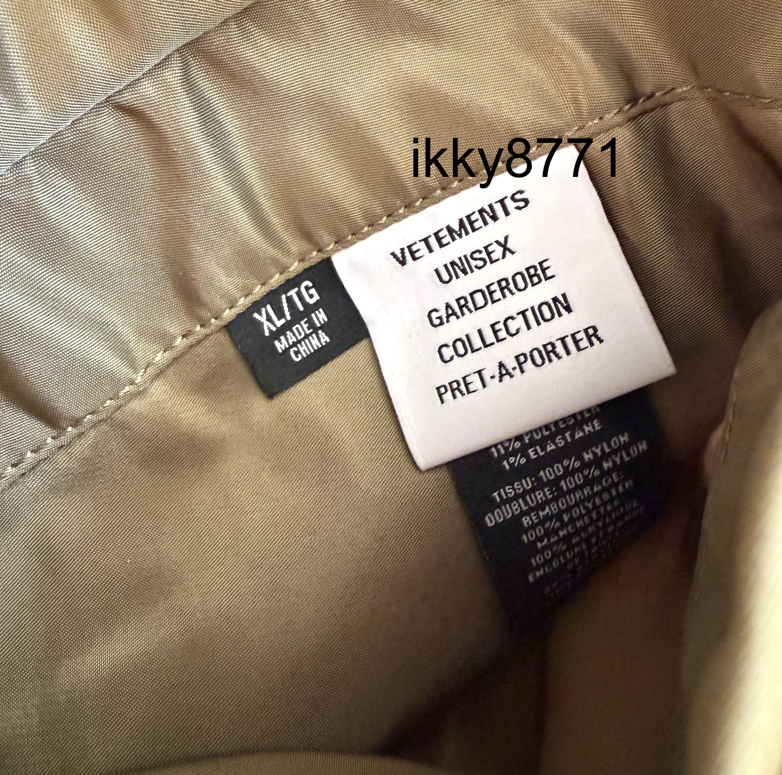 Alpha Industries × Vetements Vetements X Alpha Industries Reversible Bomber Size US XL / EU 56 / 4 - 6 Thumbnail