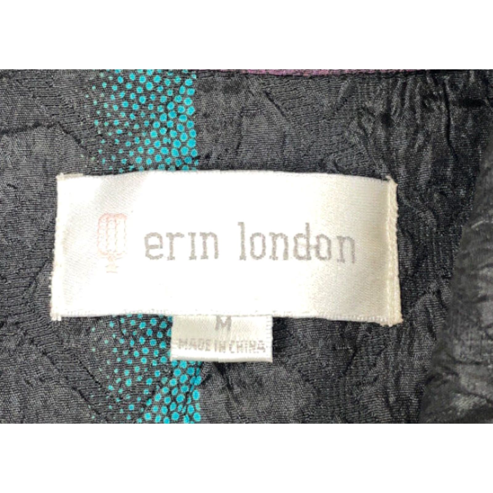Pinko VTG 90s Multicolor Geometric Full-Zip Windbreaker Jacket Women's M Quilted Erin London Size M / US 6-8 / IT 42-44 - 4 Thumbnail