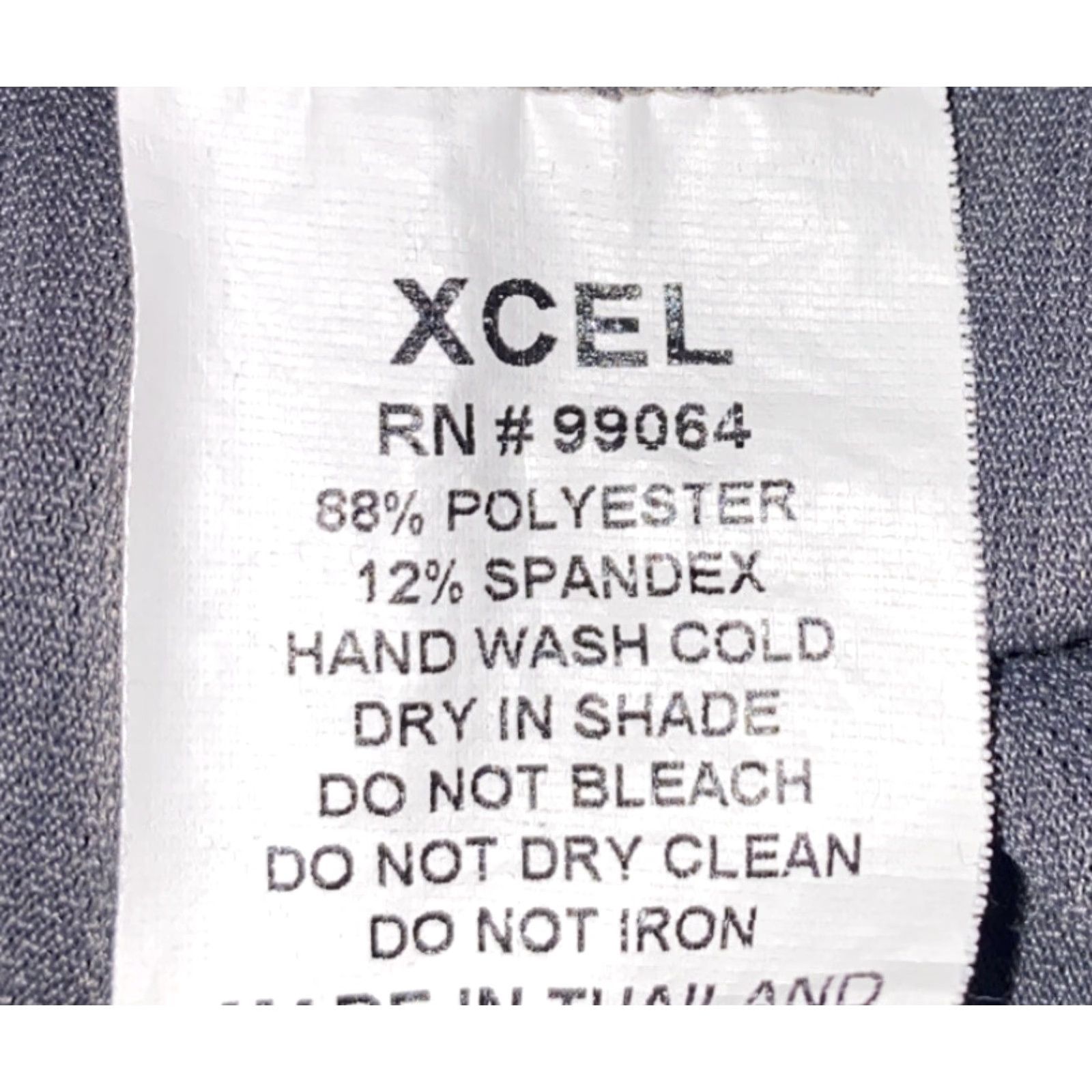 Vintage XCEL Mens Gray Short Sleeve T-Shirt UVA BLOCK Size L Polyester/Spandex Size US L / EU 52-54 / 3 - 5 Thumbnail