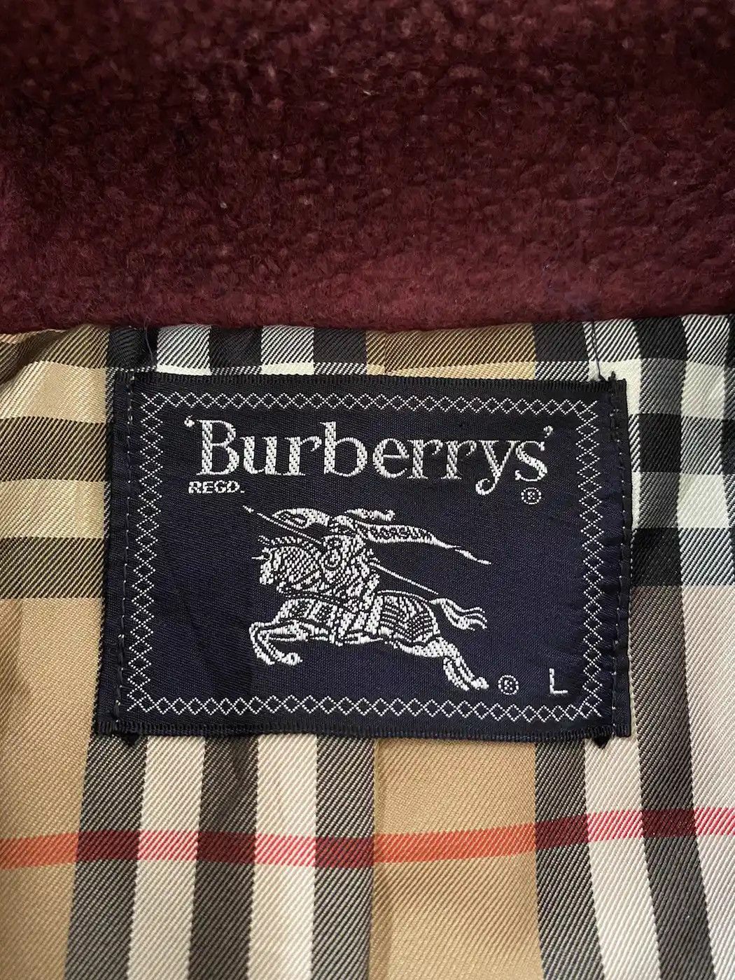 Burberry × Vintage Vintage Burberrys Nova Check Fleece Chore Jacket FW 1989 Size US M / EU 48-50 / 2 - 13 Thumbnail