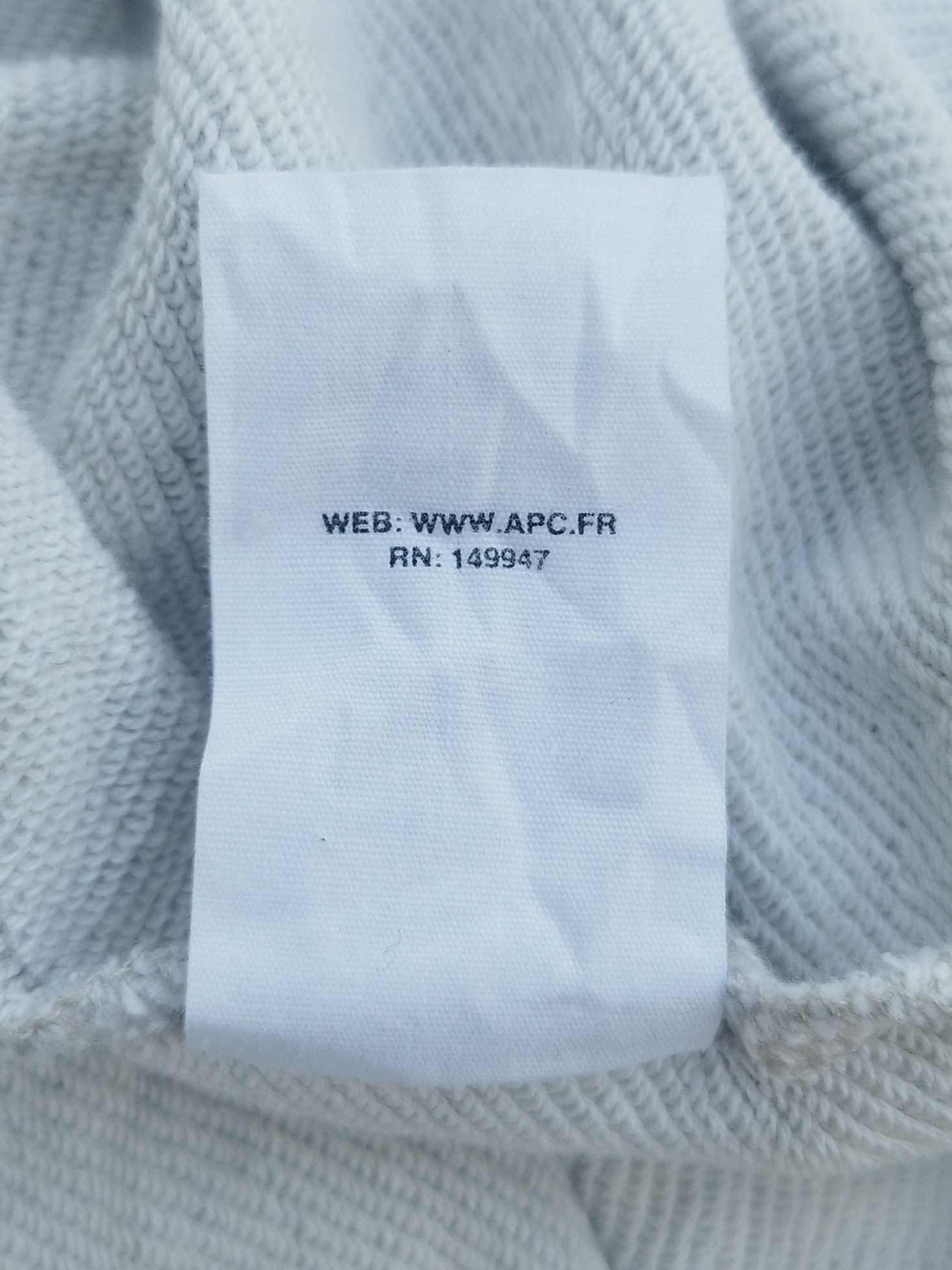 A.P.C achille logo sweatshirt