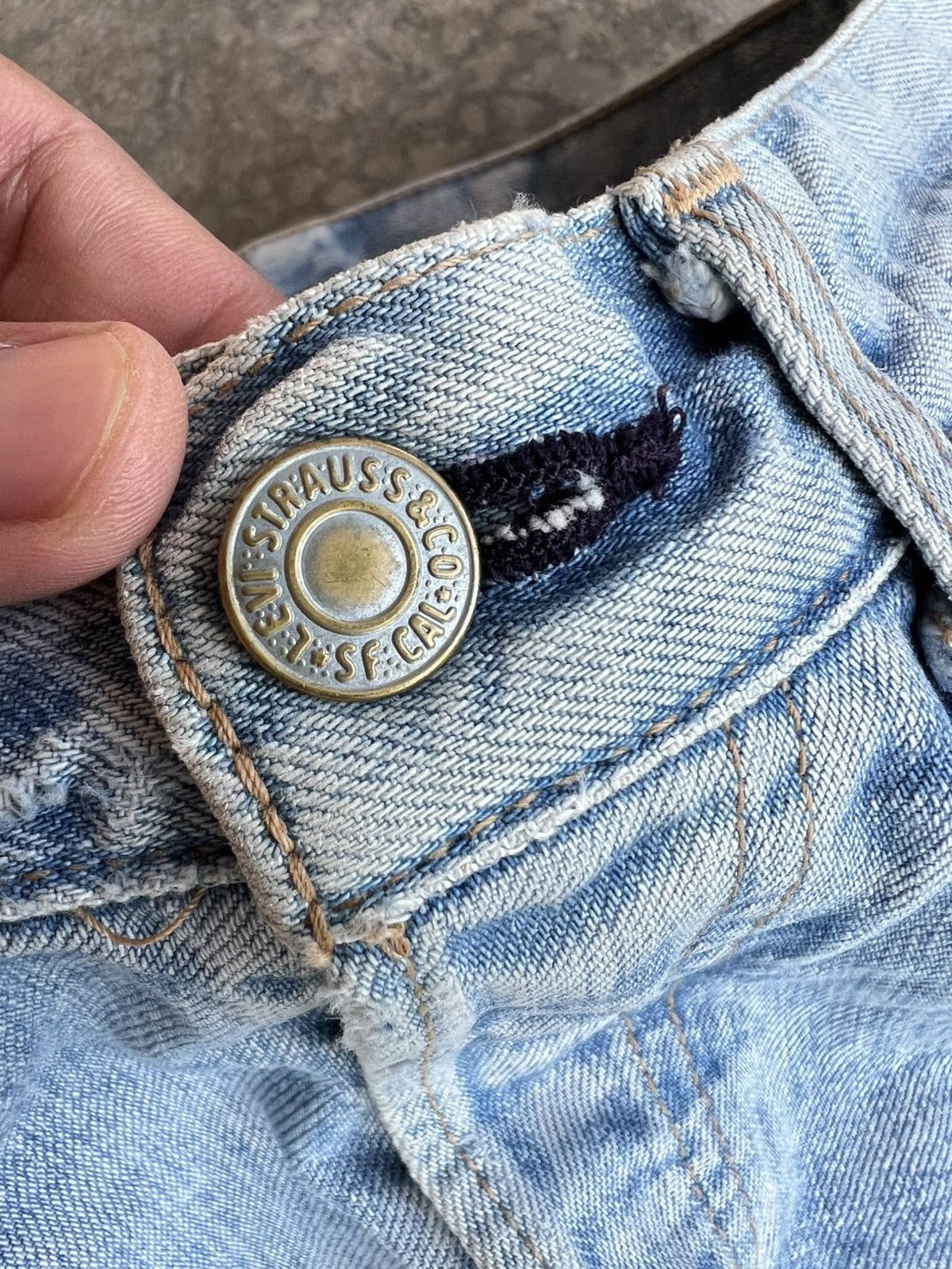 Japanese Brand × Levi's 🌈90’s Levis Painter Distress Jeans Size US 28 / EU 44 - 7 Thumbnail