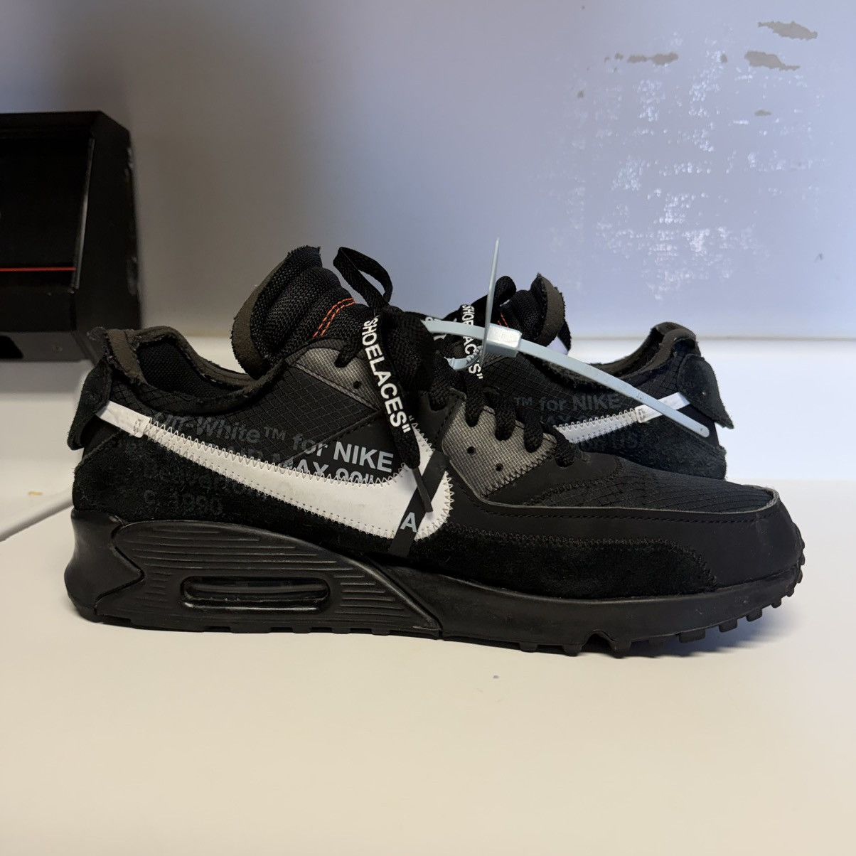 Nike × Off-White Nike x Off White Air Max 90 Size US 13 / EU 46 - 2 Thumbnail
