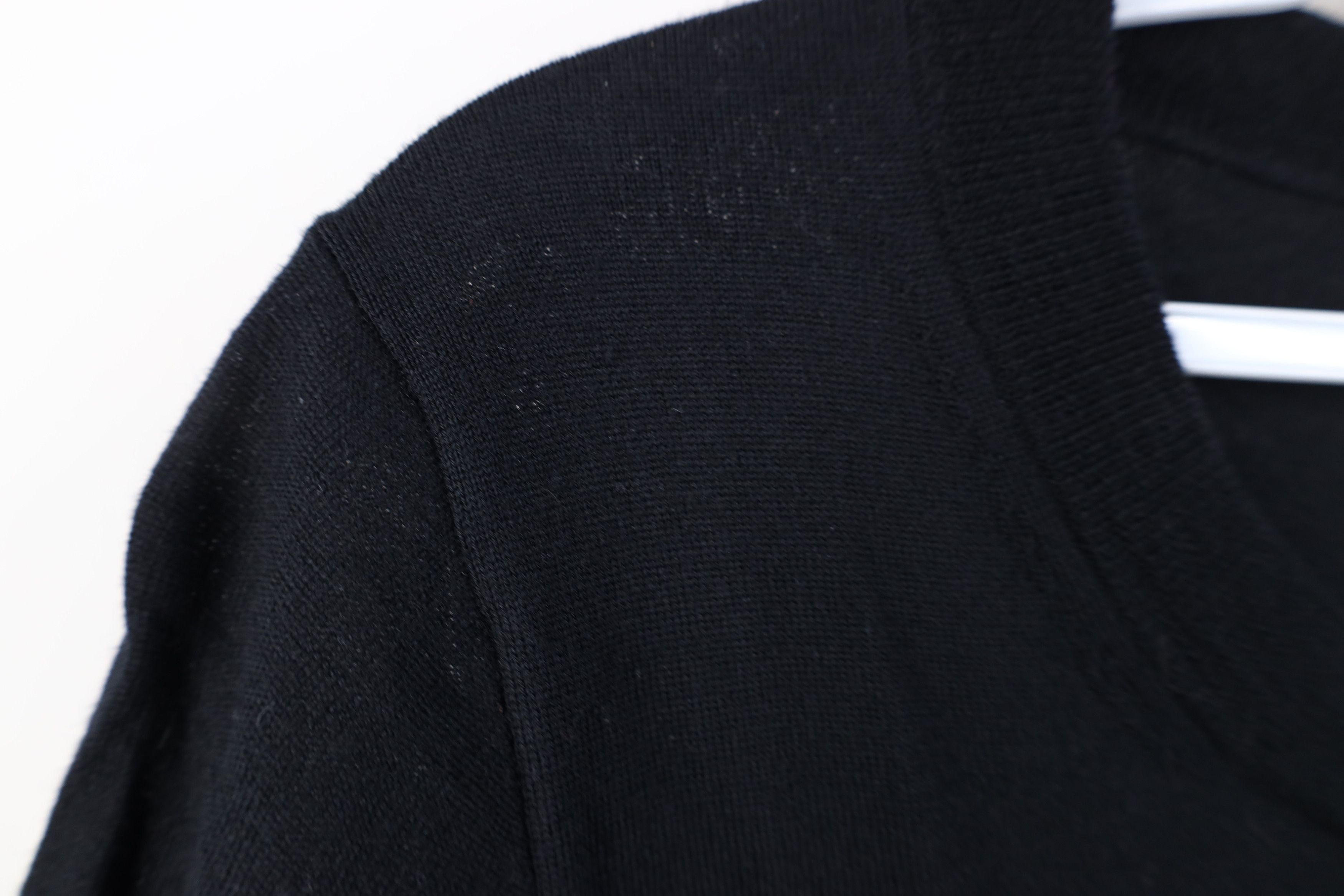 J.Crew J Crew Blank Lightweight Wool Knit Crewneck Sweater Black Size L / US 10 / IT 46 - 7 Thumbnail