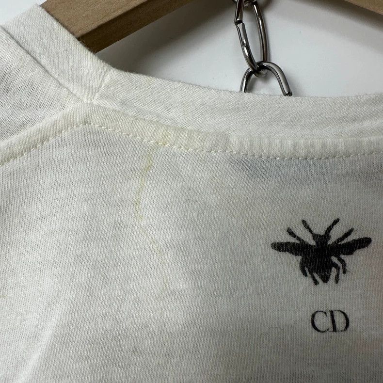 Dior Dior White printed T-shirt Size S / US 4 / IT 40 - 7 Thumbnail