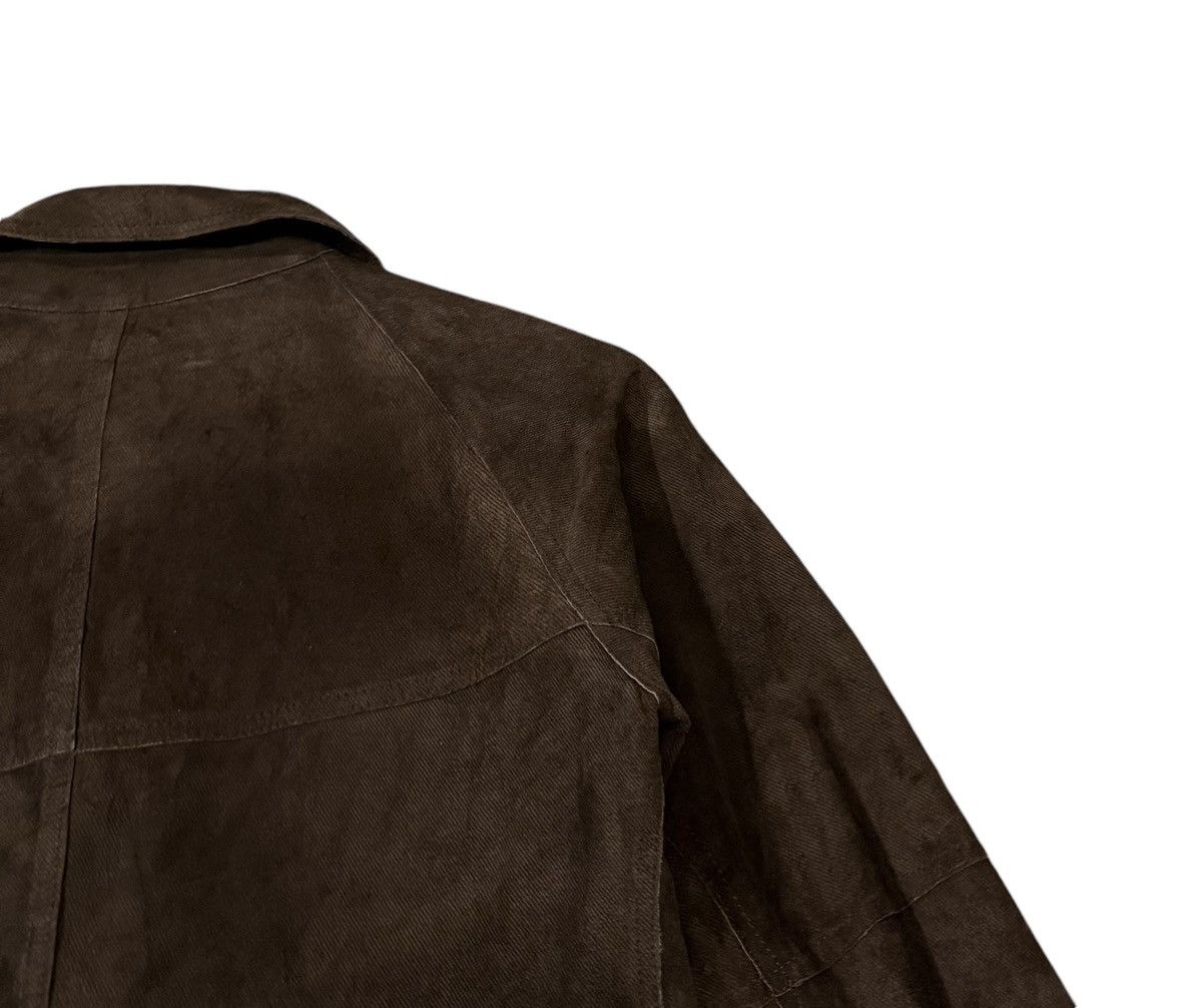 Romeo Gigli Vintage Romeo Gigli Fringe Layered Pigskin Leather Jacket Size S / US 4 / IT 40 - 14 Thumbnail