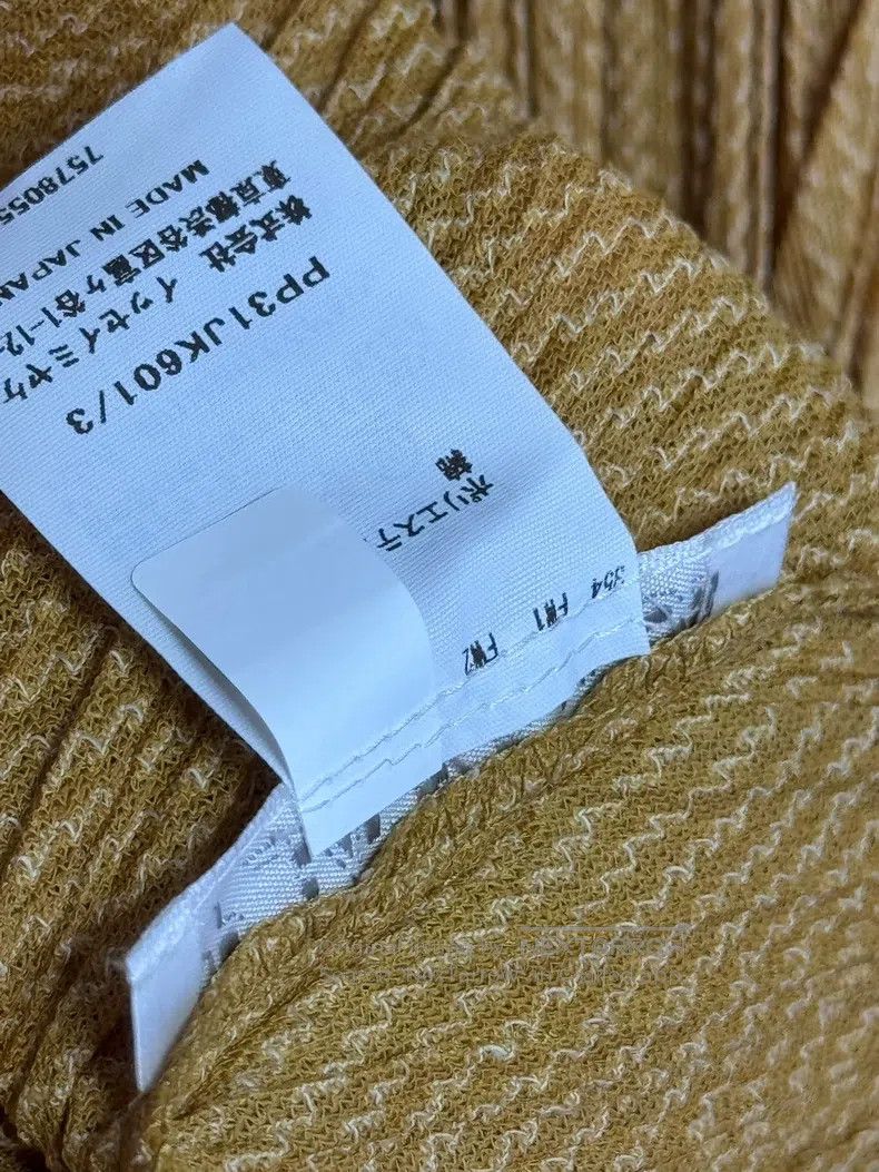 Issey Miyake Issey Miyake Yellow Flutter Sleeve T-shirt Size L / US 10 / IT 46 - 4 Thumbnail