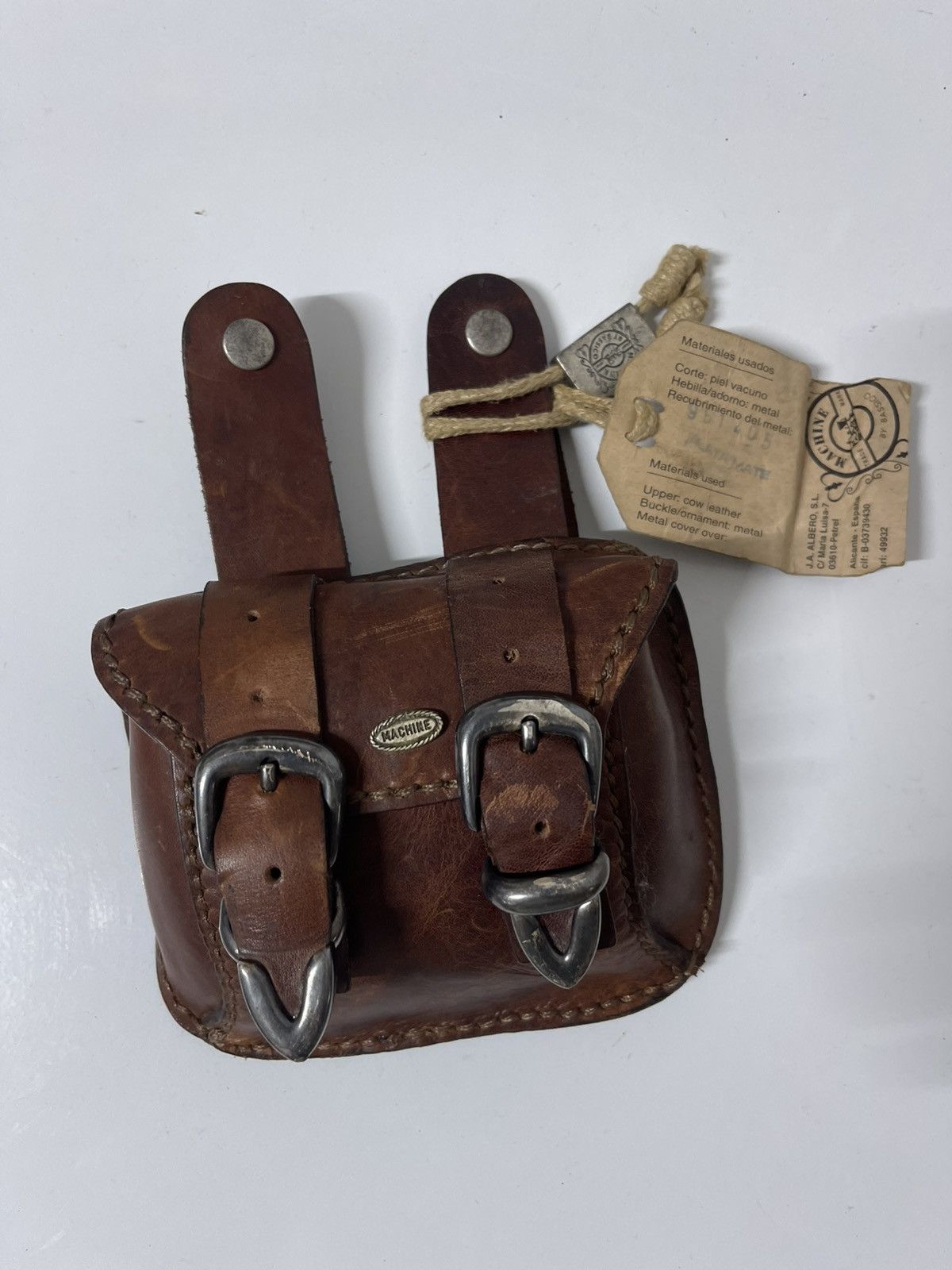 Genuine Leather BASSICO SPAIN LEATHER BELT BAG Size ONE SIZE - 6 Thumbnail