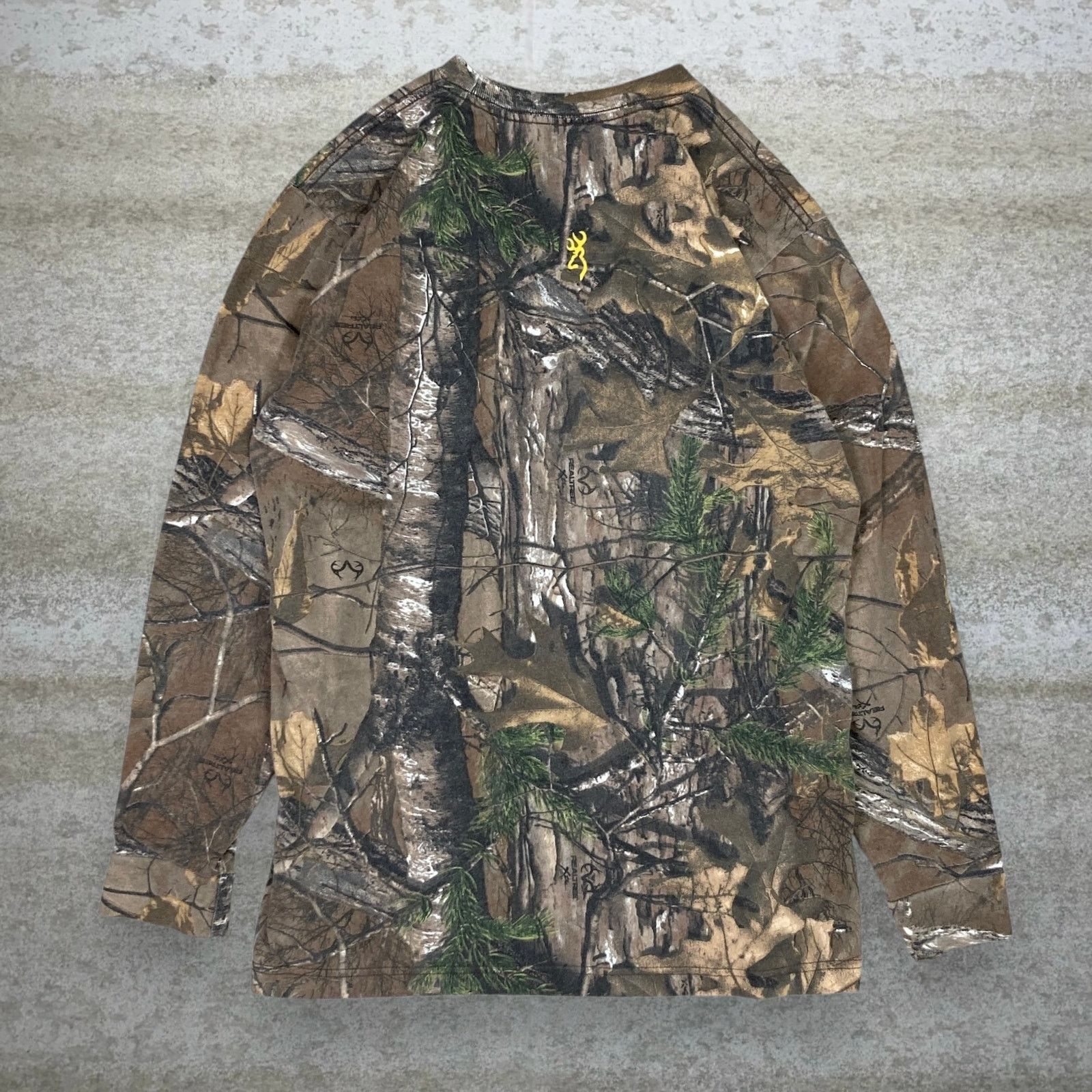 Realtree Vintage 90s Browning Realtree Shirt Mens M Camo Long Sleeve Size US M / EU 48-50 / 2 - 2 Thumbnail
