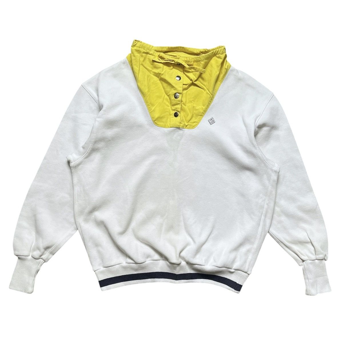 Dior vintage christian dior 1/4 button up sweatshirt Size US M / EU 48-50 / 2 - 1 Thumbnail