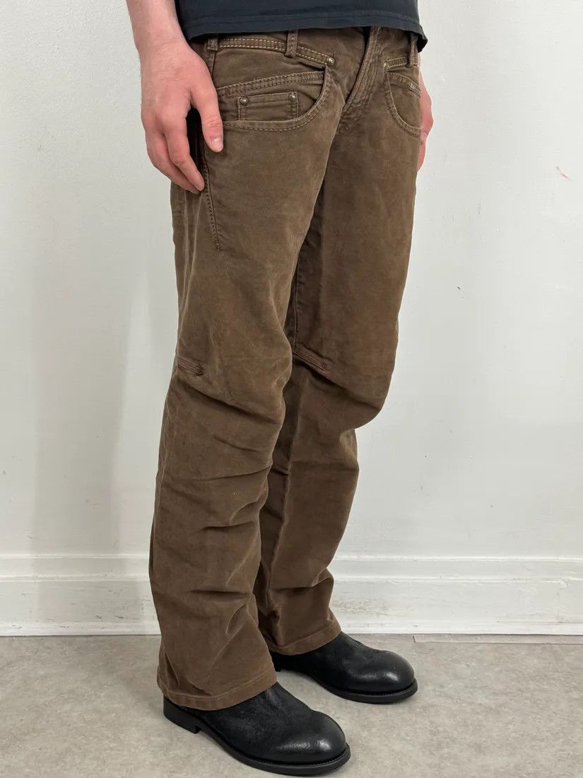 Marithe + Francois Girbaud 2000s Marithé + François Girbaud Brown Signature Pants Size US 32 / EU 48 - 3 Thumbnail