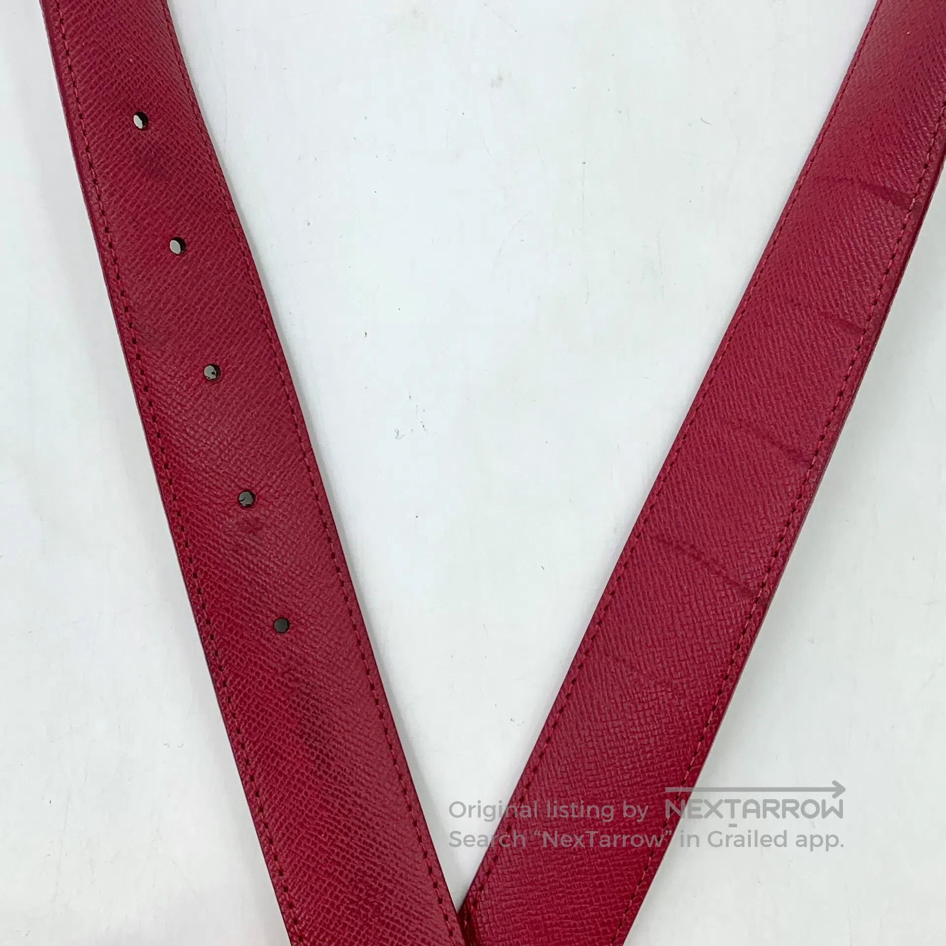 Louis Vuitton Louis Vuitton Dark Brown Logo Monogram Smooth Buckle Leath Size ONE SIZE - 9 Thumbnail