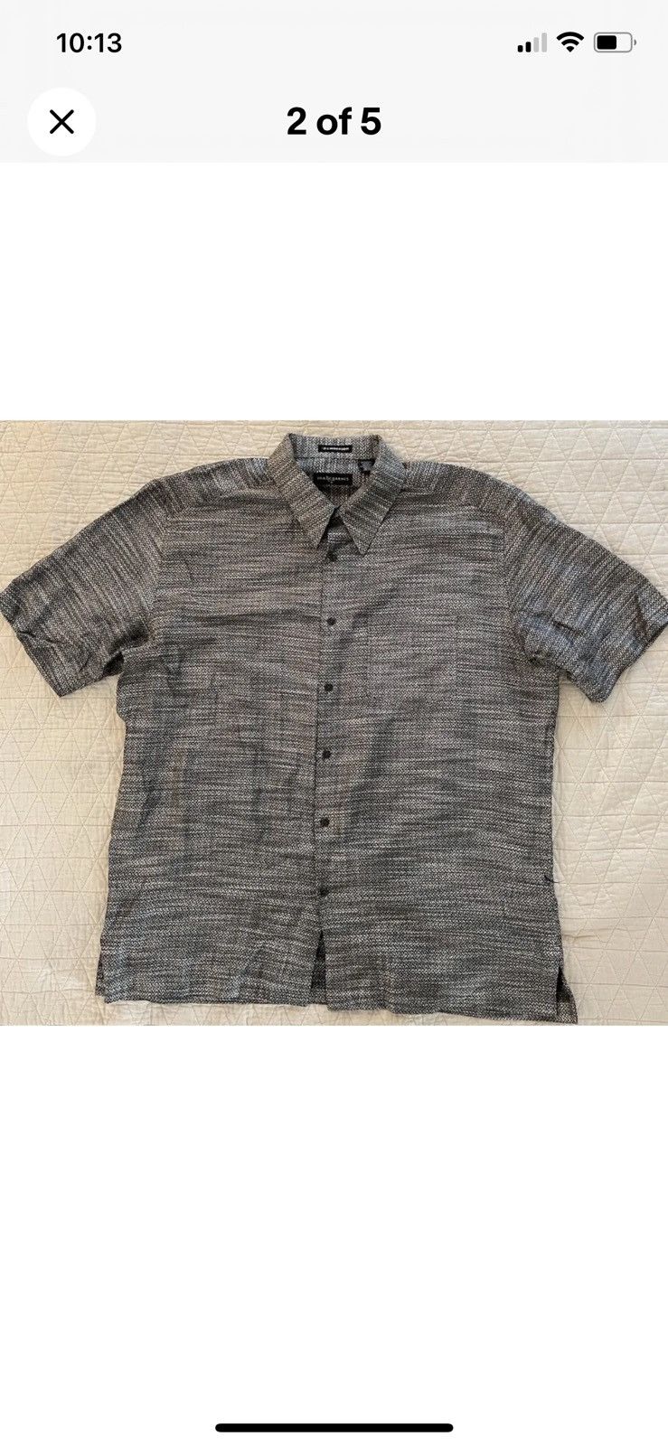 Japan Woven Chevron Stripe Shirt