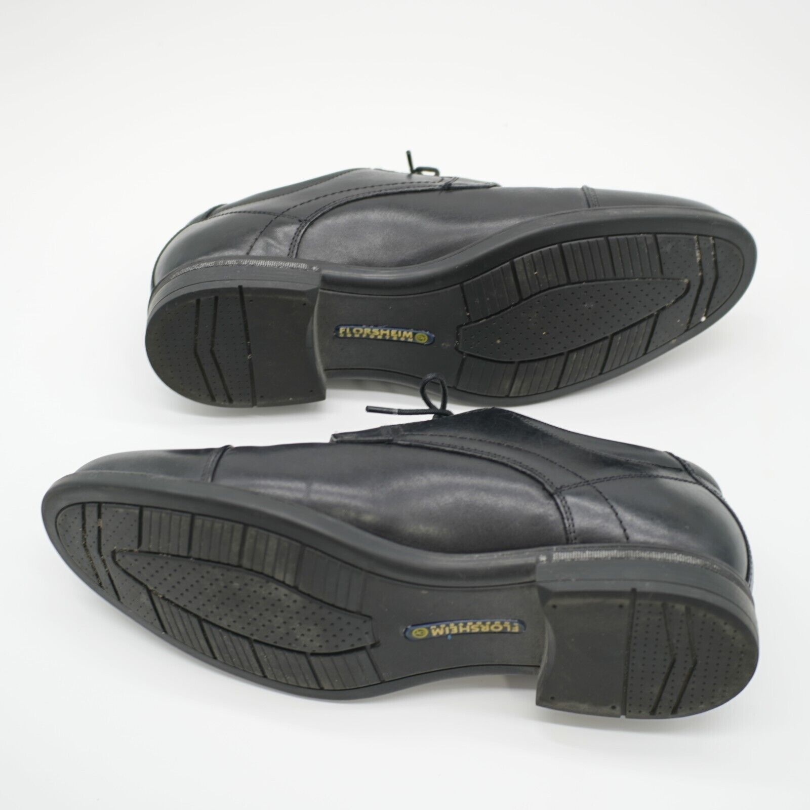 Florsheim Florsheim Comfortech Black Leather Oxford Shoes Toe Cap 10.5 Size US 10.5 / EU 43-44 - 7 Thumbnail