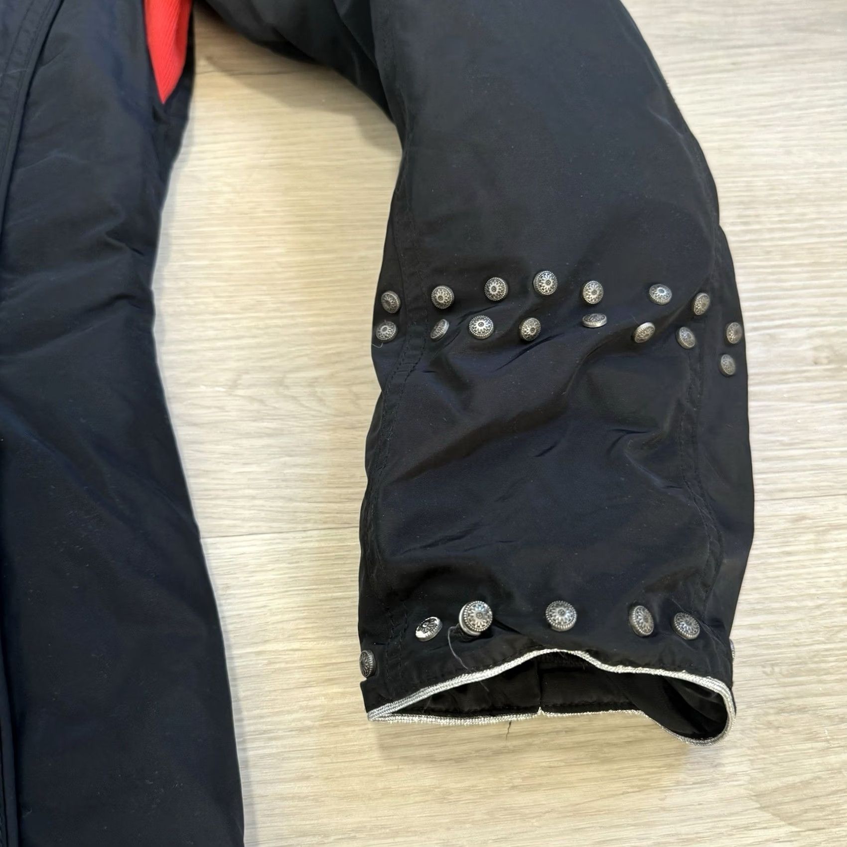 Vintage VINTAGE Hell Is For Heroes Milano Parka Coat Hooded Down Jacket Black Womens 42 Turquoise Stone Fur Trim Beaded Studded Ski C oot? Size M / US 6-8 / IT 42-44 - 7 Thumbnail