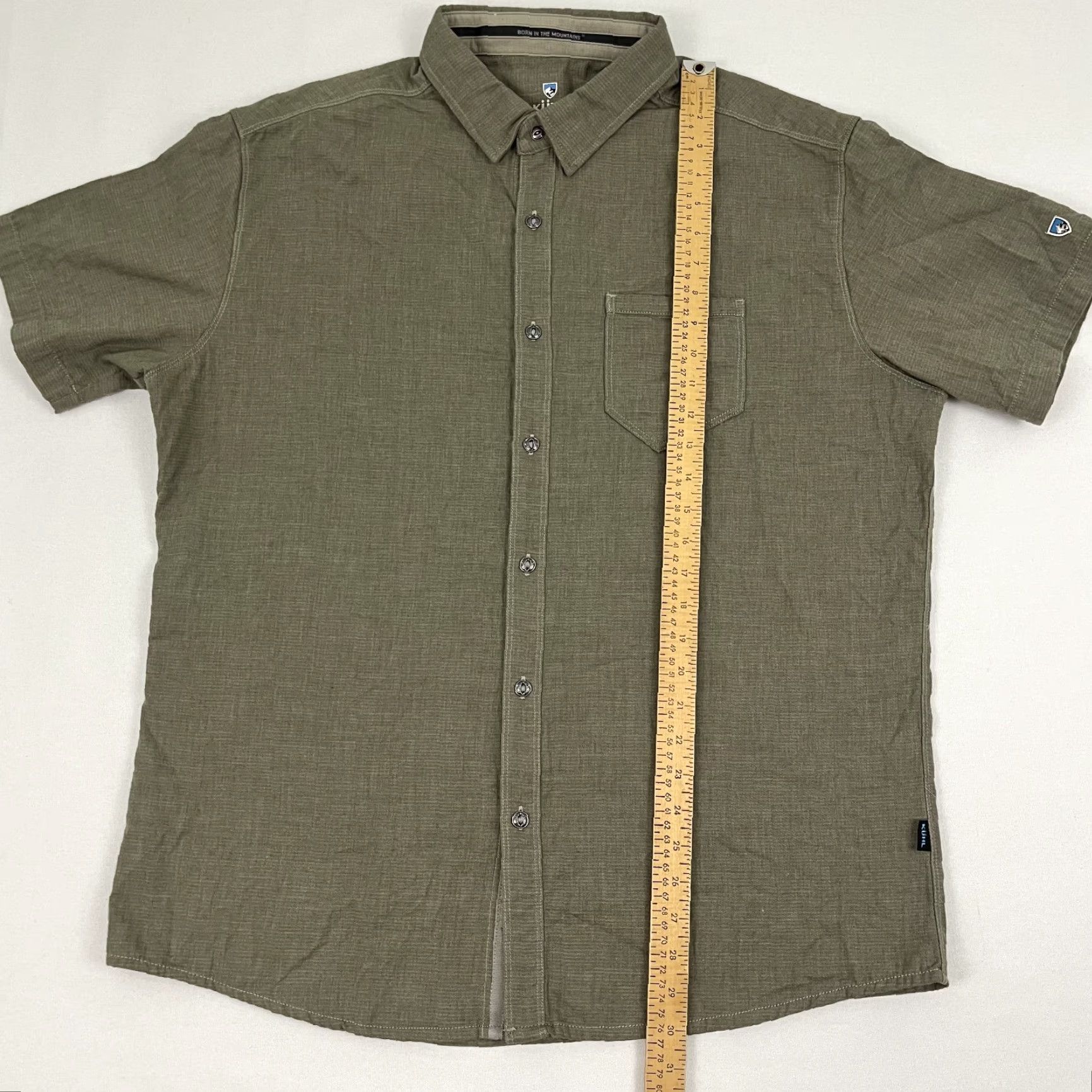 X-LARGE Kuhl Berlin Shirt Mens XL X-Large Green Hiking Casual Gorpcore Button Down Size US XL / EU 56 / 4 - 5 Thumbnail