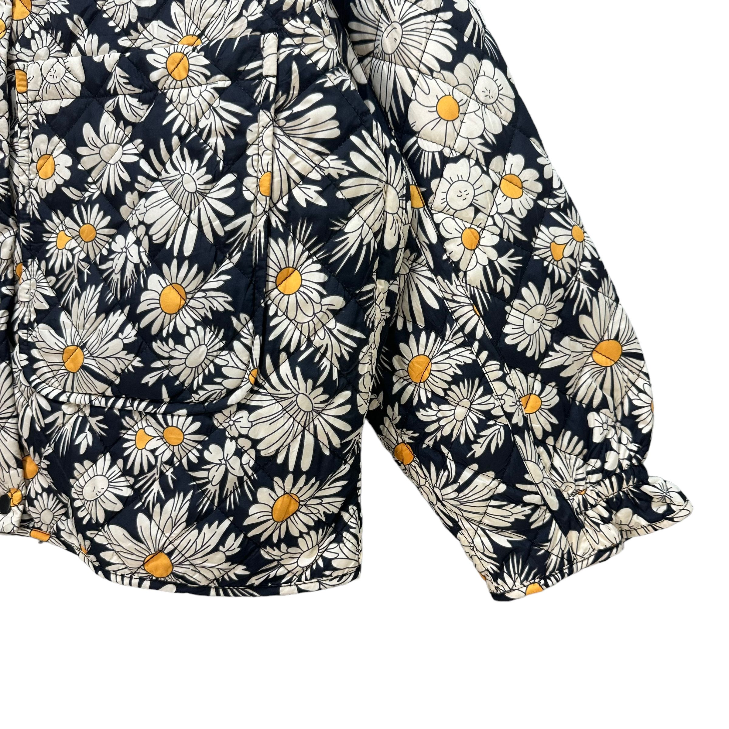 Zara ZARA FLOWERS ALLOVER QUILTED JACKET #8614-017 Size S / US 4 / IT 40 - 5 Thumbnail