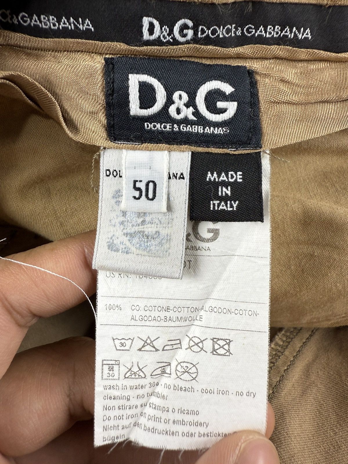 Dolce & Gabbana Dolce & Gabbana Cargo Pants Size US 34 / EU 50 - 9 Thumbnail