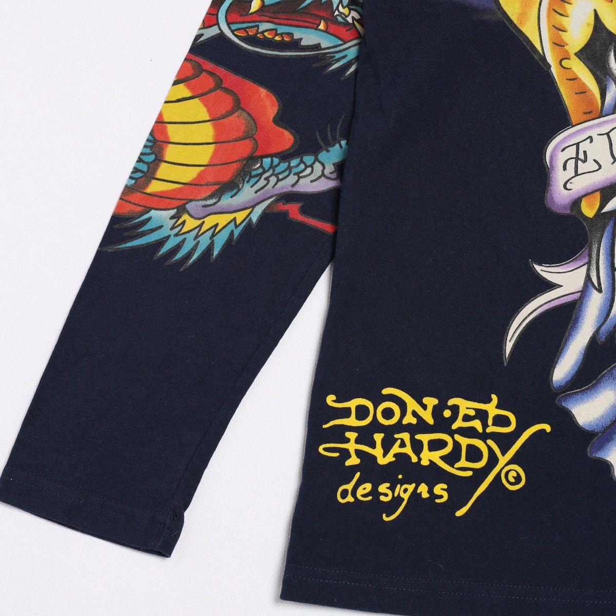 Ed Hardy Ed Hardy Christian Audigier Tattoo Overprinted Longsleeve Size L / US 10 / IT 46 - 10 Thumbnail
