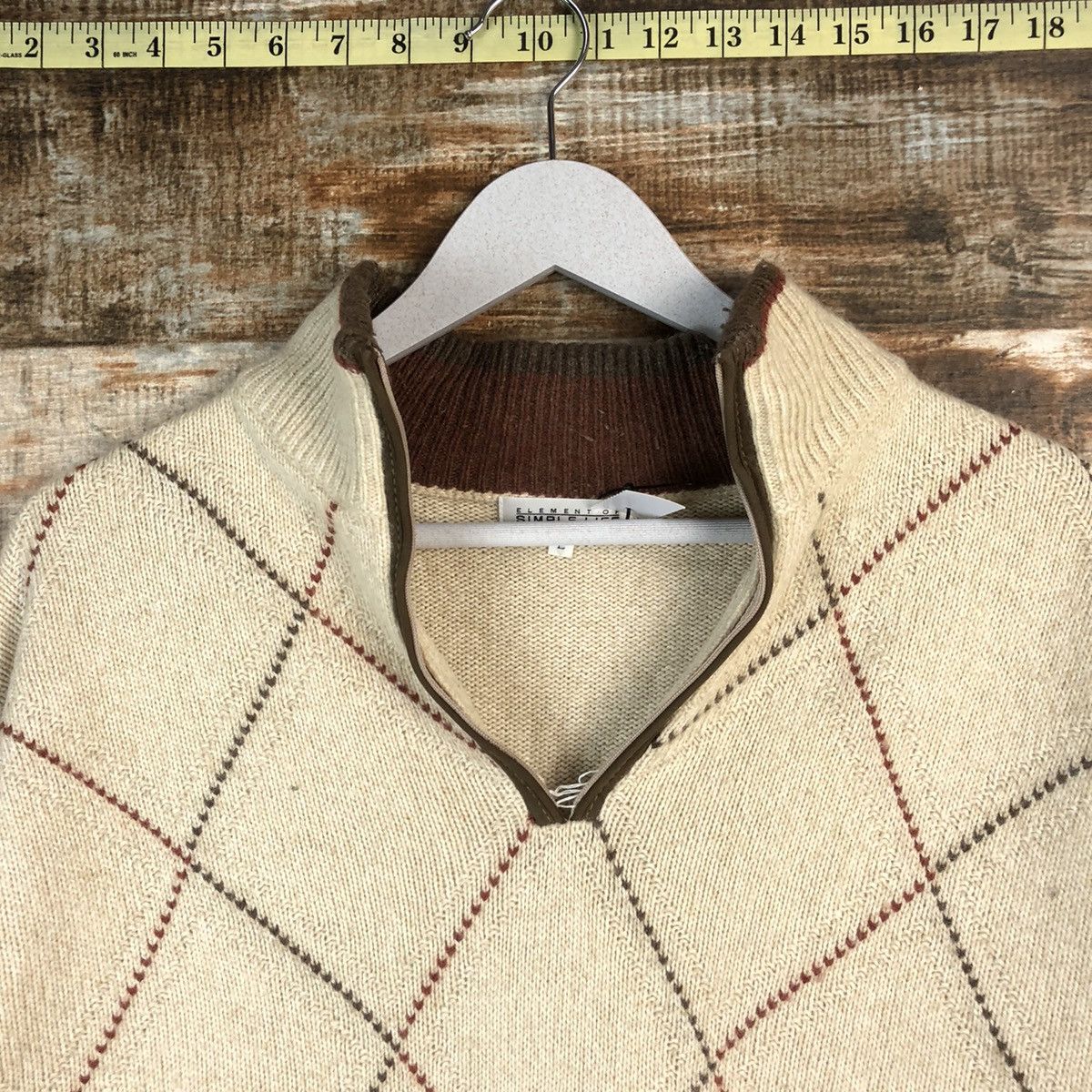 Homespun Knitwear × Japanese Brand Simple Life Brown vintage Knitwear #A2194 Size US L / EU 52-54 / 3 - 4 Thumbnail