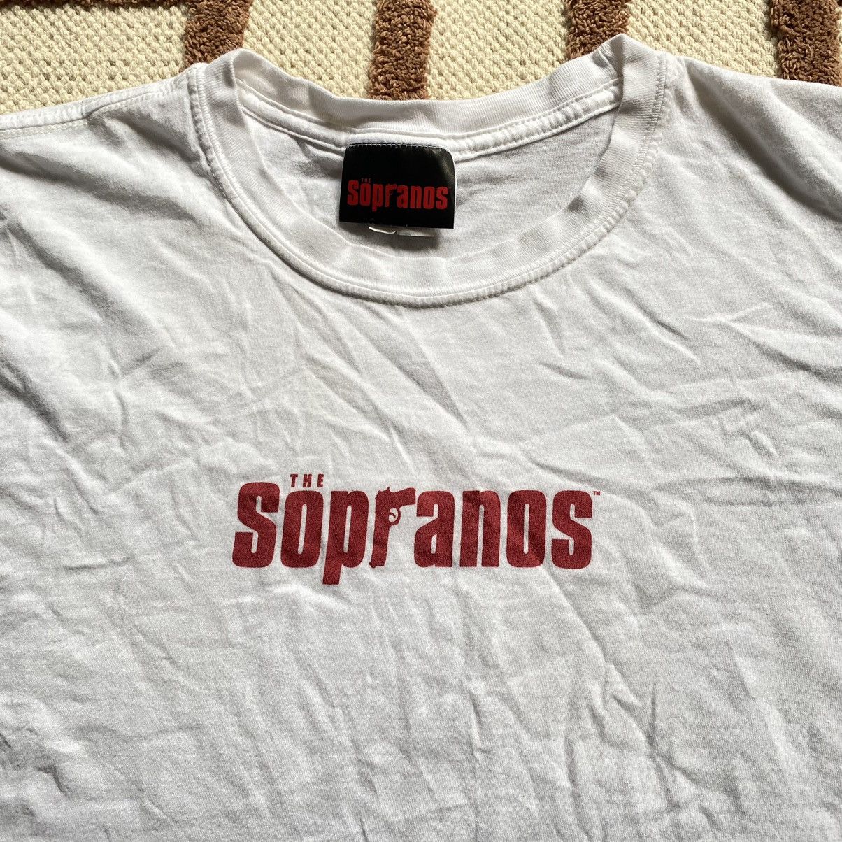 Vintage THE SOPRANOS SERIES HBO Y2K BOX LOGO T SHIRT Size US XL / EU 56 / 4 - 2 Thumbnail