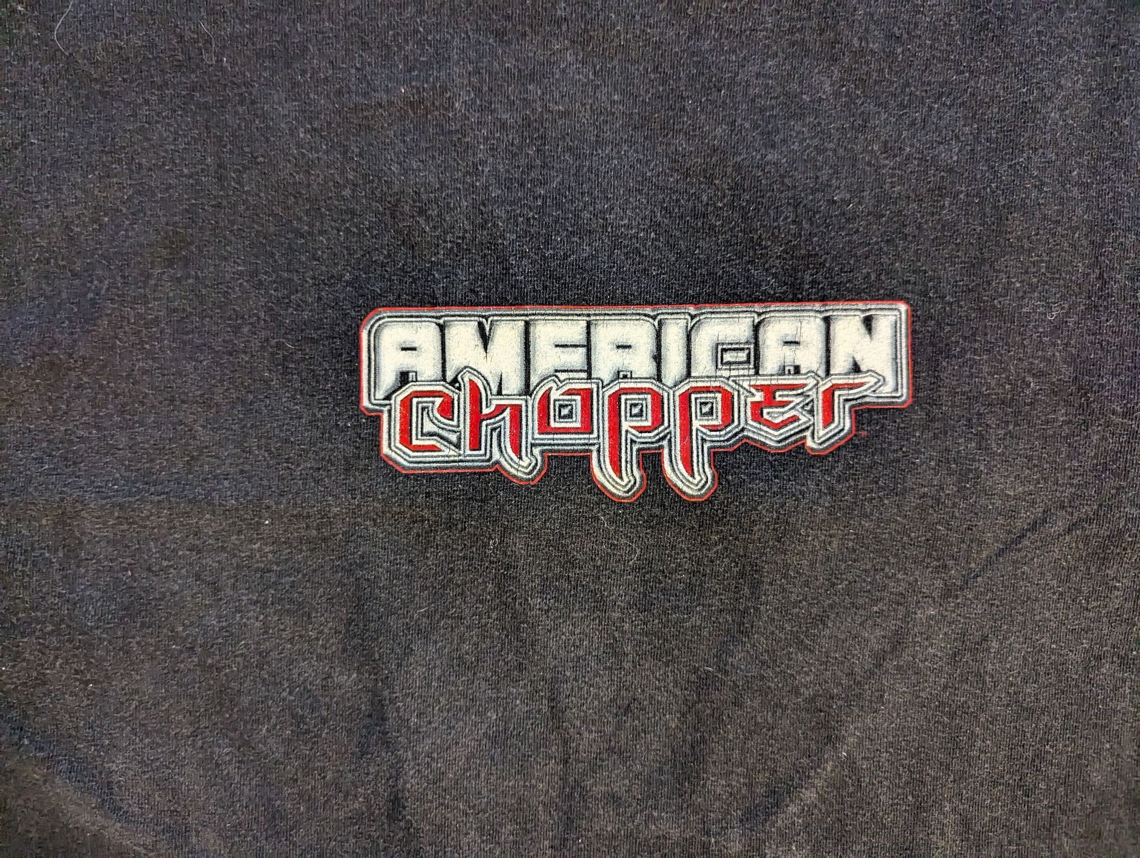 Vintage Vintage 2000s American Chopper “Firebike” Tee – Double Sided Size US XL / EU 56 / 4 - 3 Thumbnail