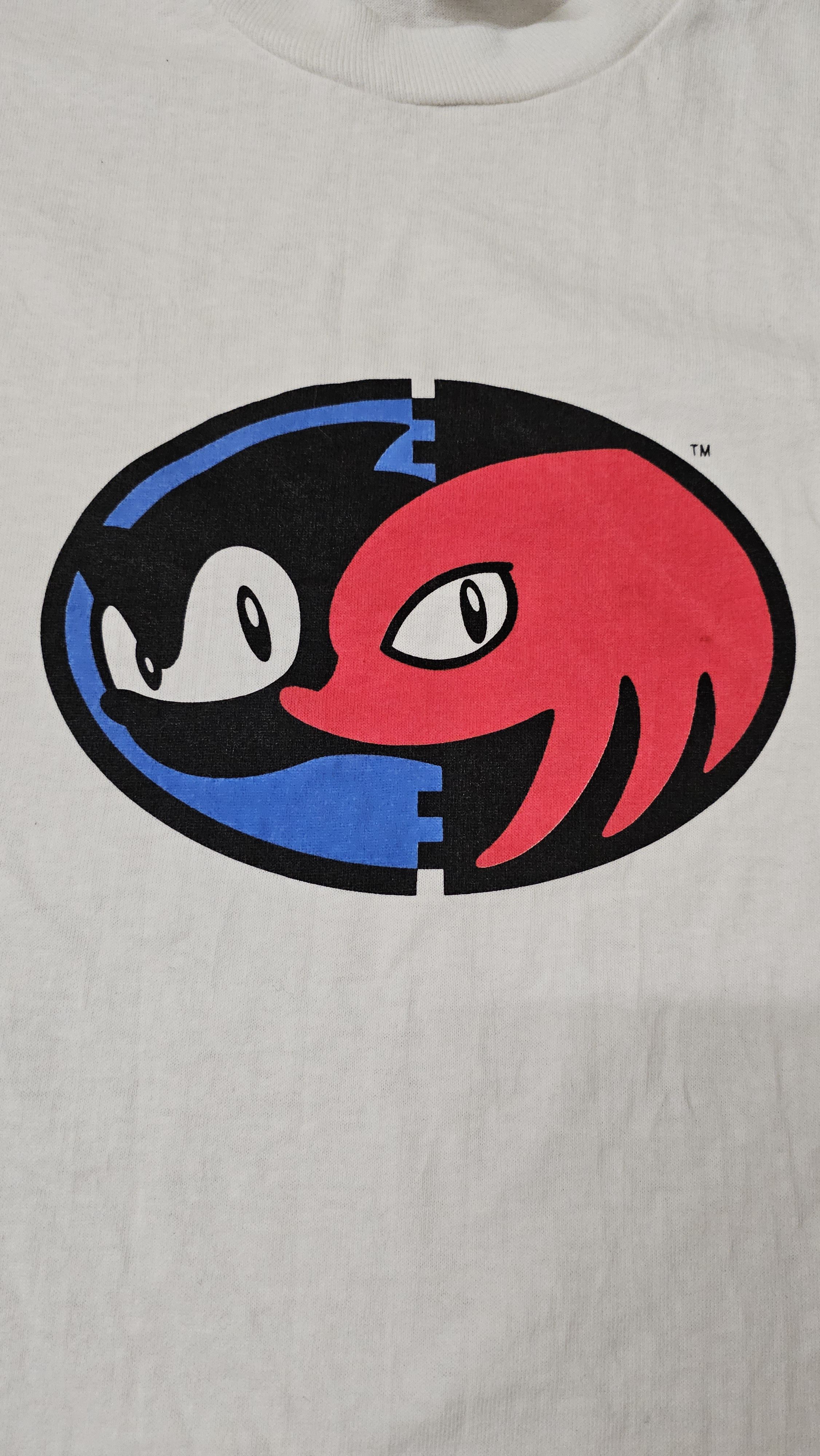 Nintendo Sonic the Hedgehog & Knuckles Promo SEGA Tee Rare 1994 Size US XL / EU 56 / 4 - 2 Thumbnail