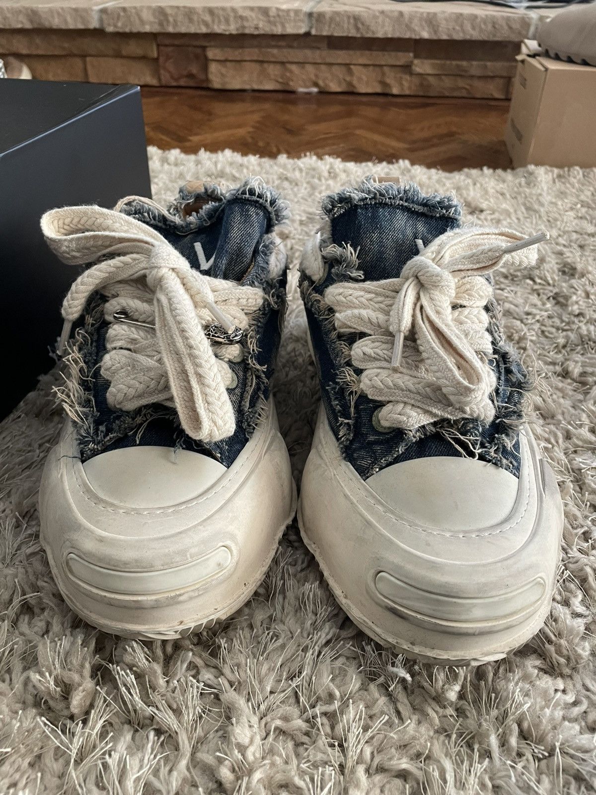 Valabasas Valabasas Blue Denim Low Tops Size US 8 / EU 41 - 4 Thumbnail
