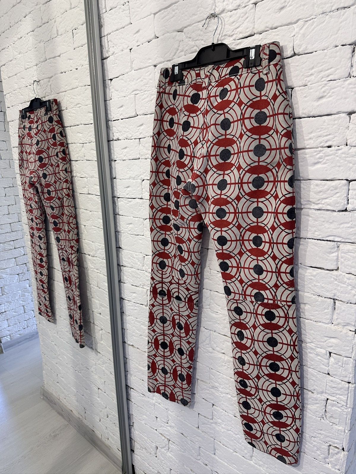 Diesel Rare Vintage Diesel Pants - Target Print, Size 28, Bold Size 28" / US 6 / IT 42 - 13 Thumbnail