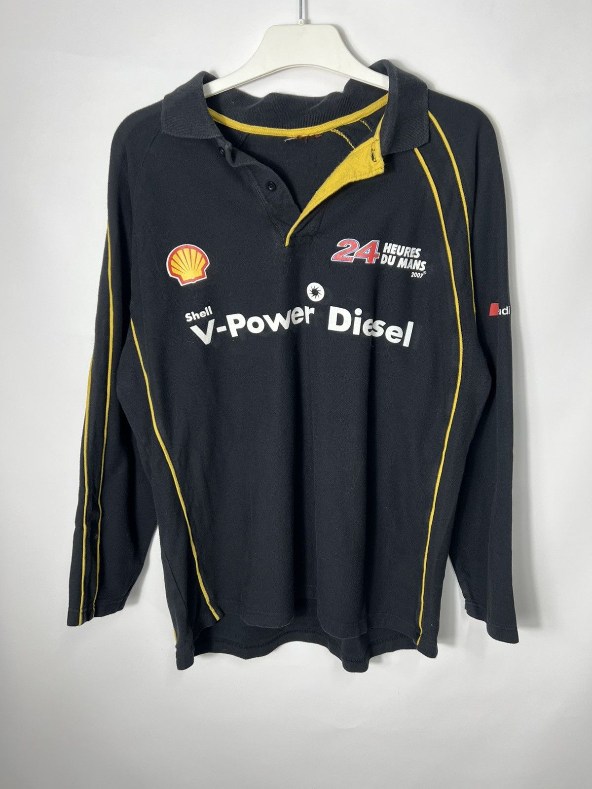 Audi SHELL V-Power Diesel Le Mans 24 Hour Winner Audi Long Sleeve Size US L / EU 52-54 / 3 - 1 Thumbnail