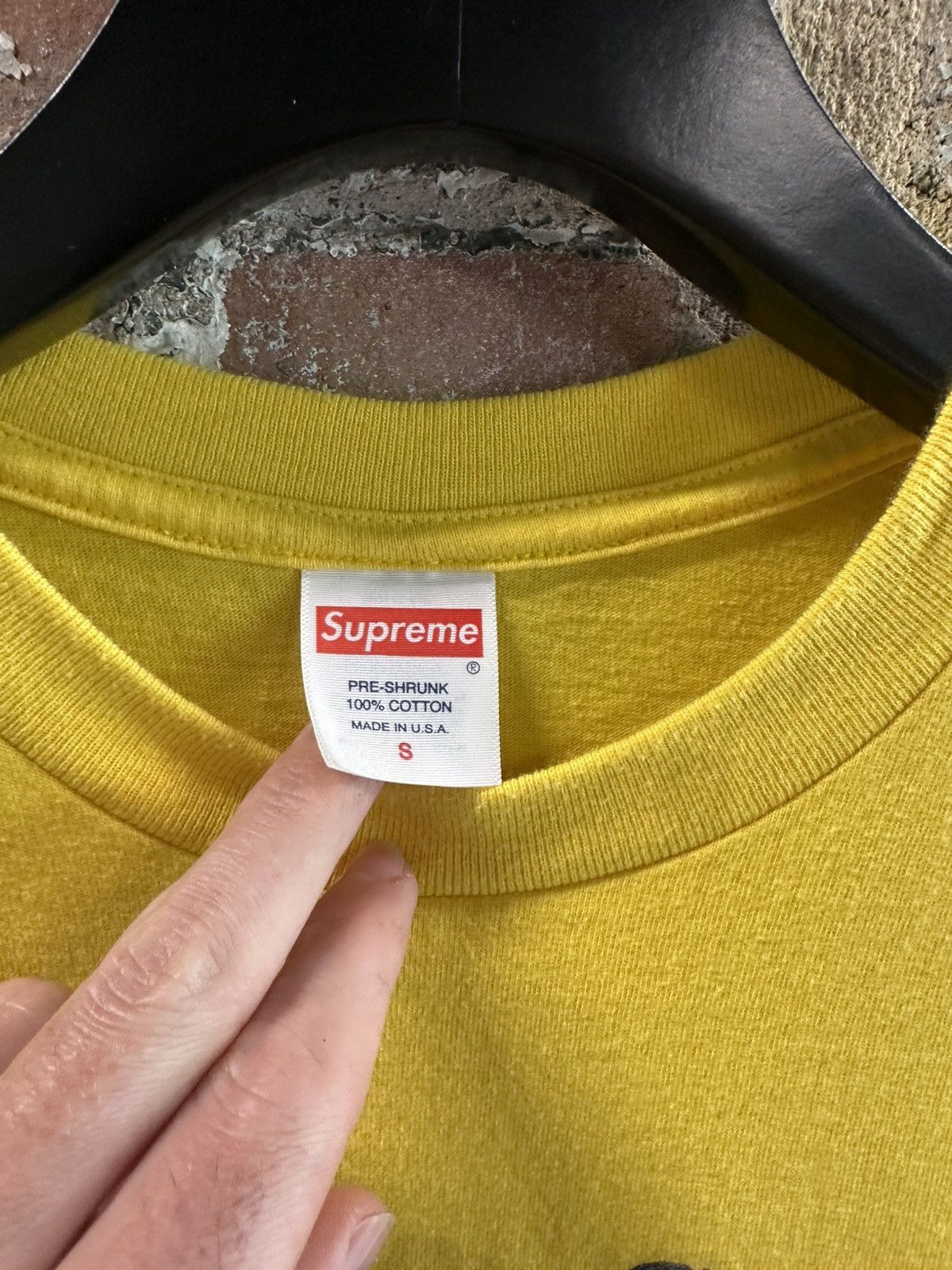 Supreme Supreme children t shirt yellow Size US S / EU 44-46 / 1 - 3 Thumbnail