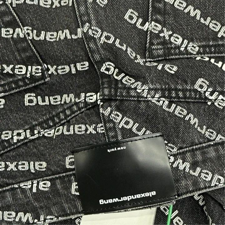 Alexander Wang Alexander Wang Black High-Waisted Logo Jeans - Size 29" - 4 Thumbnail