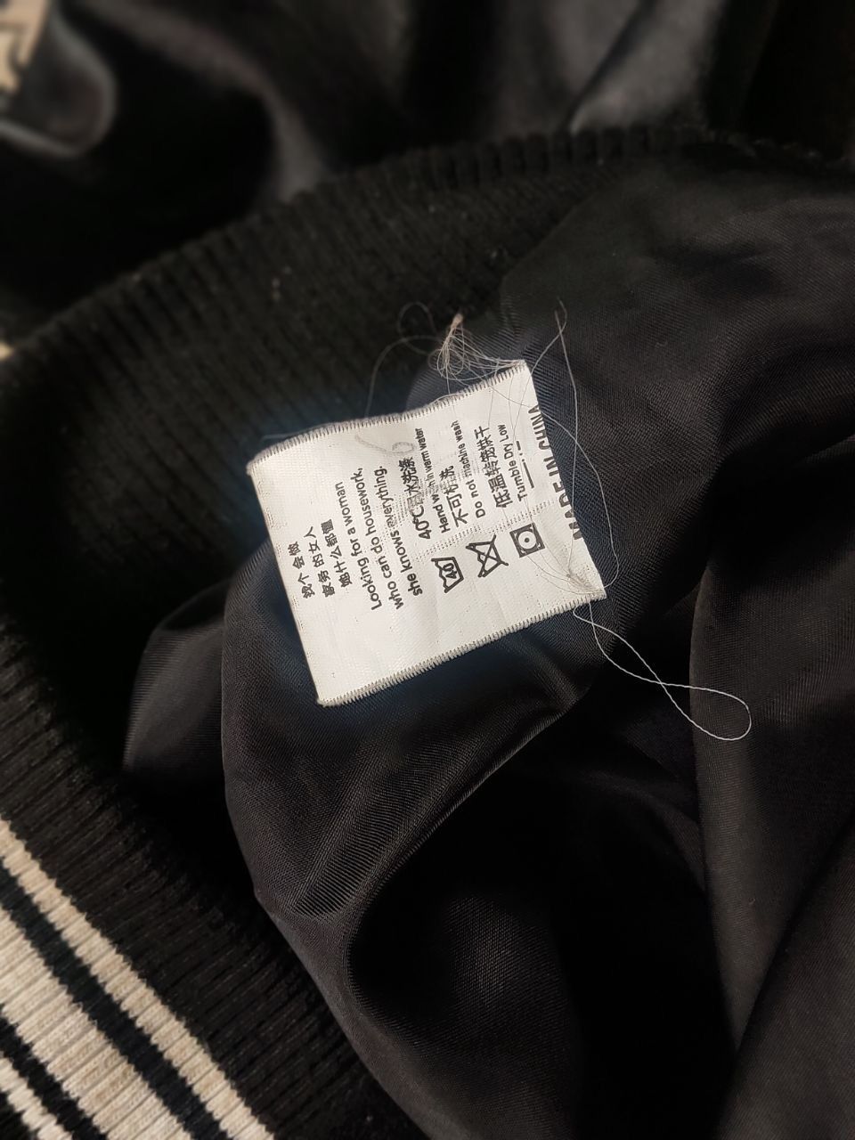 Vintage Vintage Bones Japan Skeleton Letterman Varsity Bomber Jacket Size US M / EU 48-50 / 2 - 19 Thumbnail