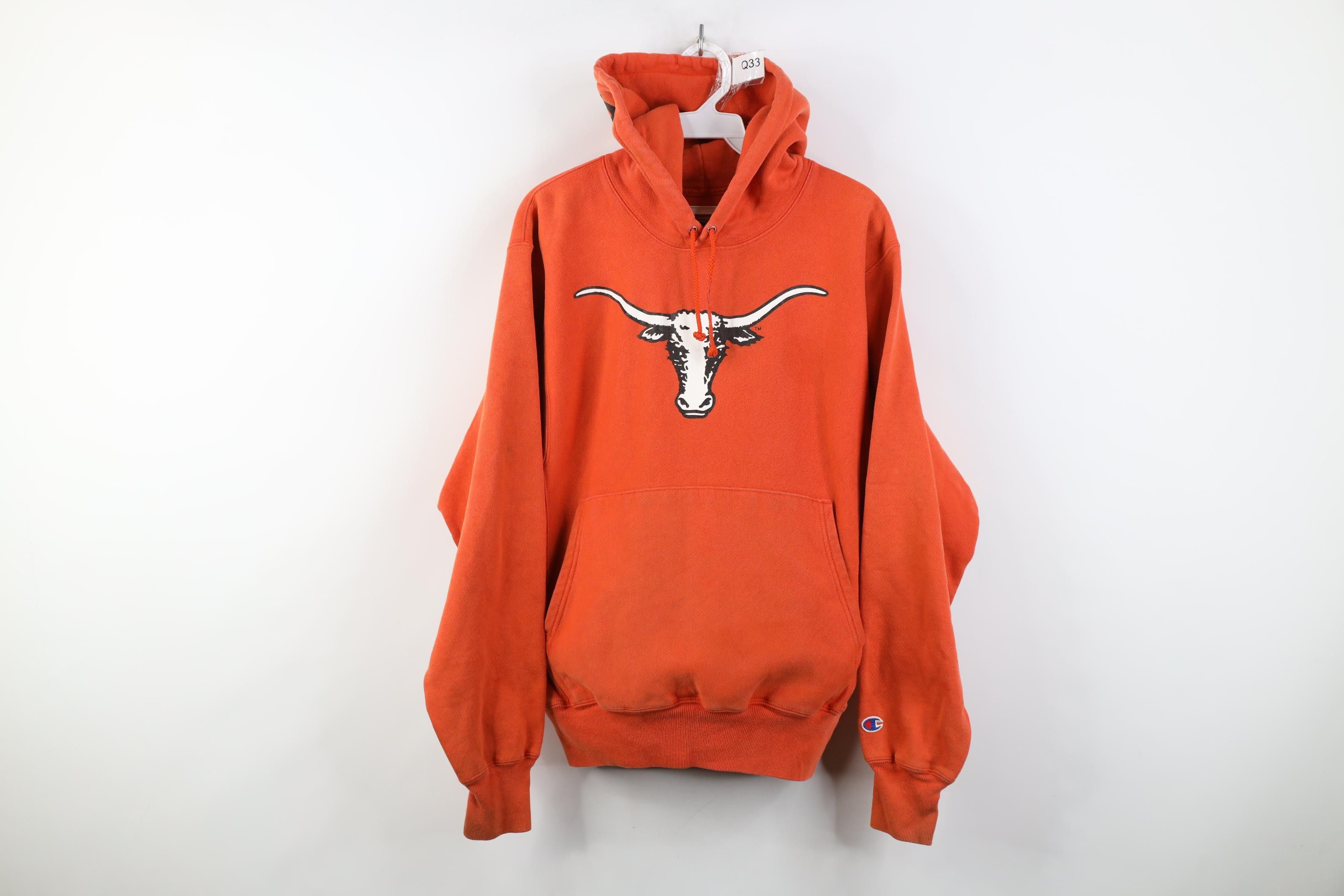 Champion Vintage 90s Champion Reverse University of Texas Sweatshirt Size US S / EU 44-46 / 1 - 1 Thumbnail