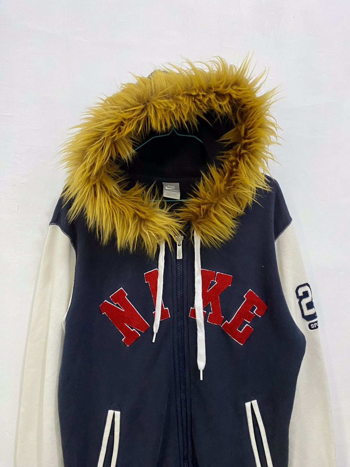 If Six Was Nine × Le Grande Bleu (L.G.B.) × Nike 💥Fur💥Nike Speelout Zipper Fur Hoodie LGB Style Size US L / EU 52-54 / 3 - 4 Thumbnail