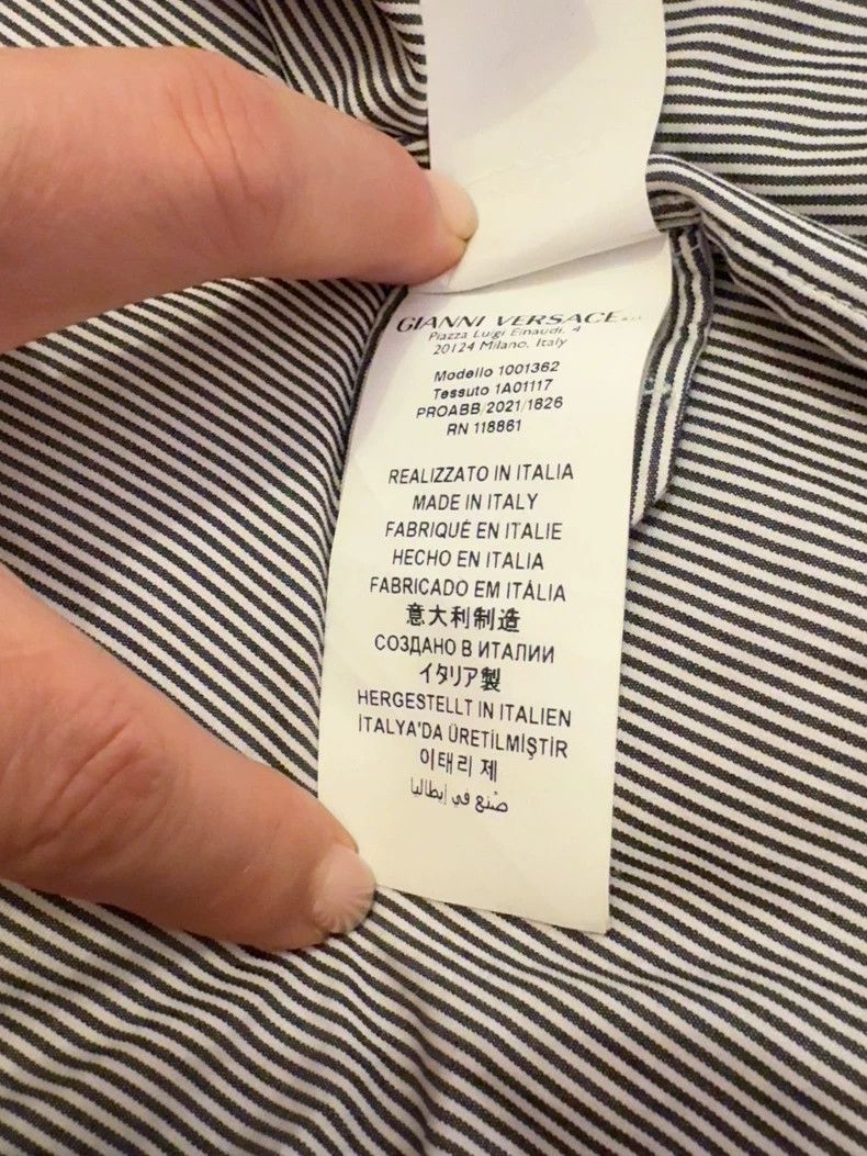 Versace Versace Shirts made in Italy Size S / US 4 / IT 40 - 6 Thumbnail