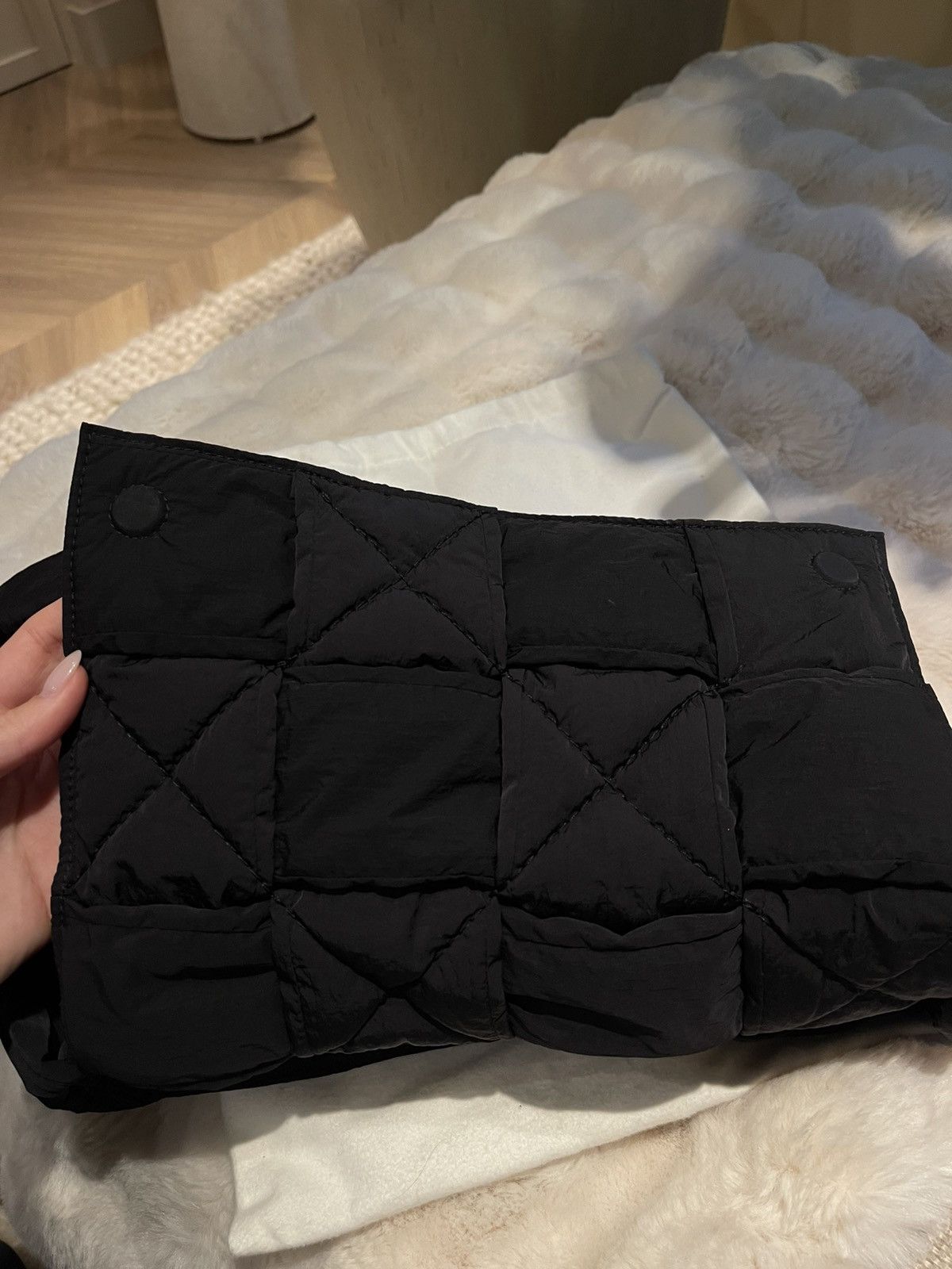 Bottega Veneta Bottega Veneta padded tech cassette bag black Size ONE SIZE - 10 Thumbnail