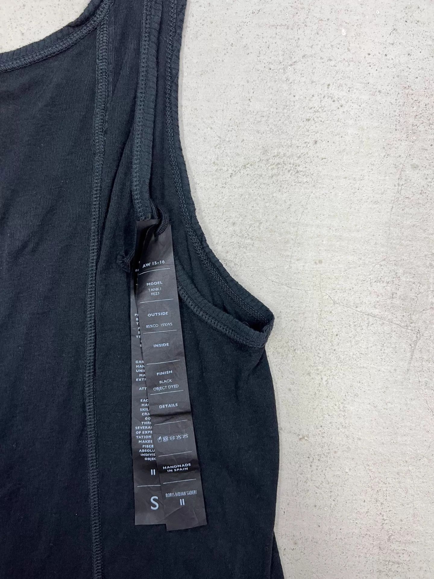 Boris Bidjan Saberi Boris Bidjan Saberi Wool Knit Voile Tank Top S Size US S / EU 44-46 / 1 - 3 Thumbnail