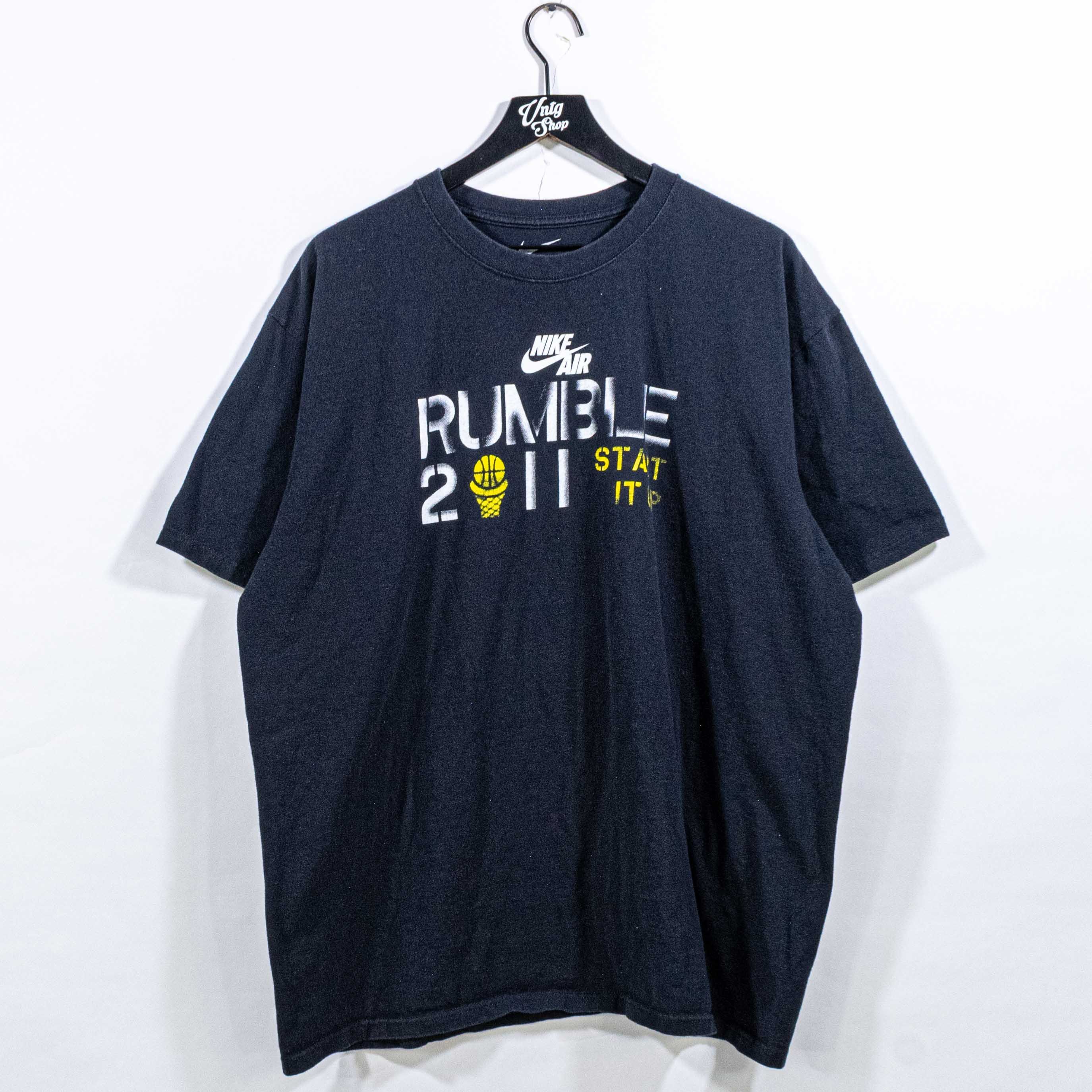 Nike NIKE Air Rumble 2011 T-Shirt Bronx NY Basketball XXL Y2K Size US XXL / EU 58 / 5 - 1 Thumbnail