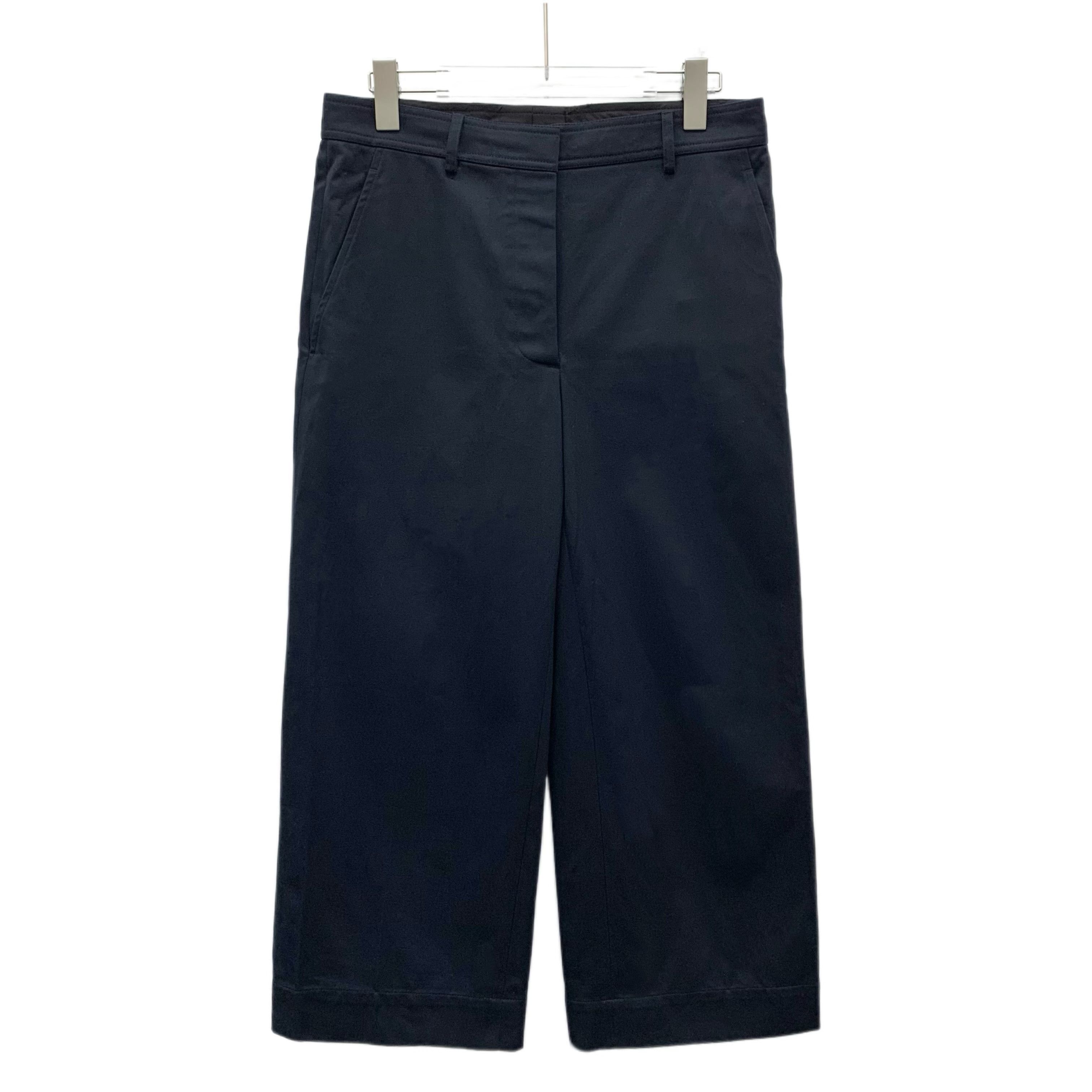 Thom Browne Thom Browne Navy-Blue Cotton Trousers (Size 40) Size 27" / US 4 / IT 40 - 1 Thumbnail