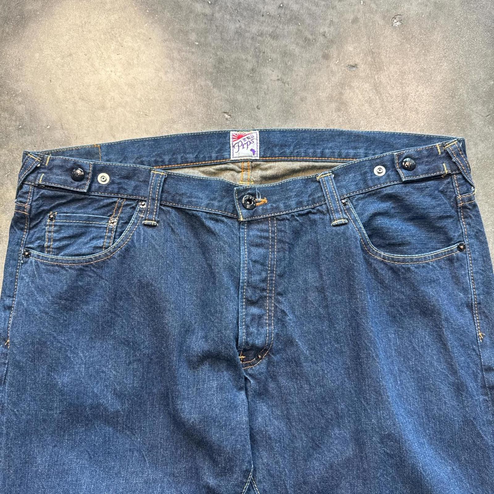 Prps Japanese PRPS Denim With Adjustable Front Bands Size US 40 / EU 56 - 3 Thumbnail