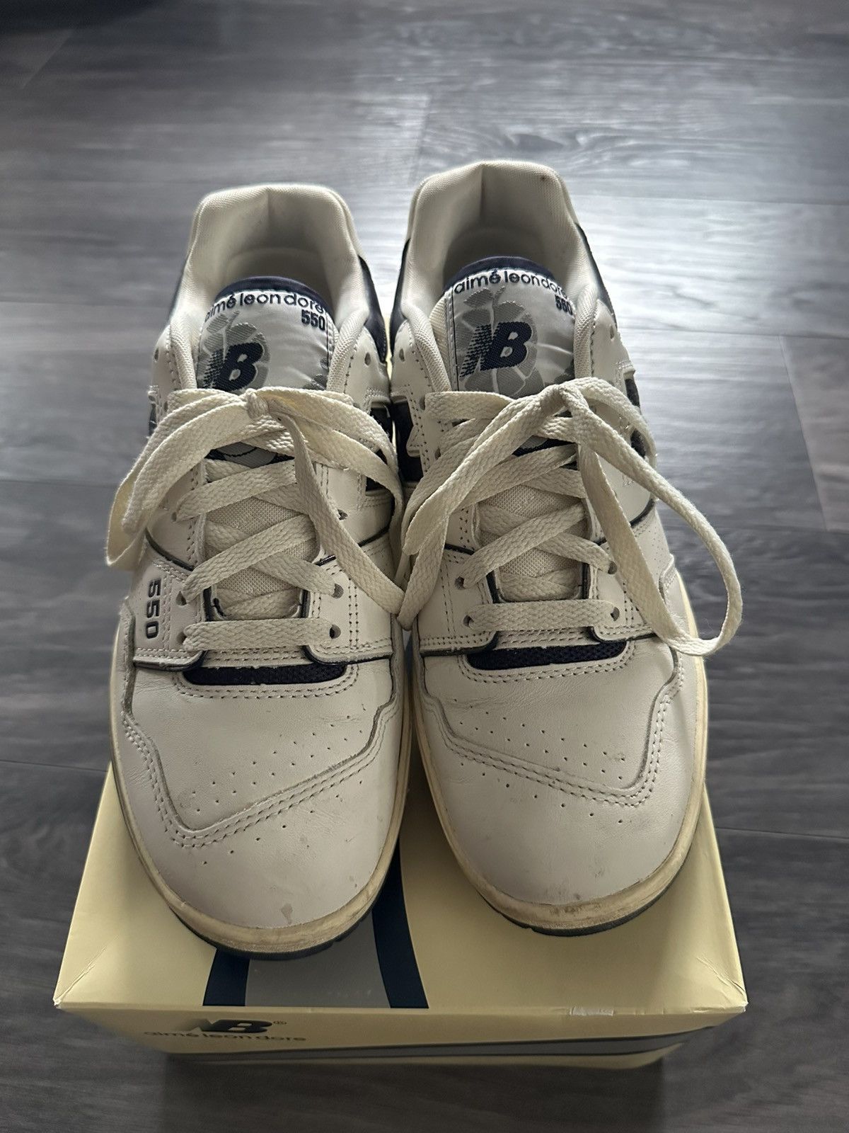 Aime Leon Dore × New Balance Aime Leon Dore x New Balance - Navy 550s Size US 8 / EU 41 - 3 Thumbnail
