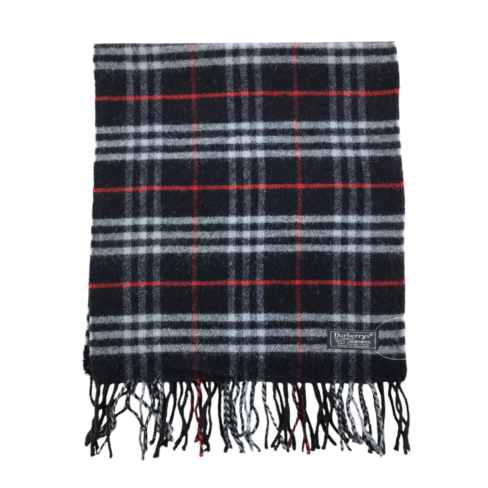 Burberry × Vintage Burberry Scarf / Muffler / Neckwear - WW2454 Size ONE SIZE - 2 Thumbnail