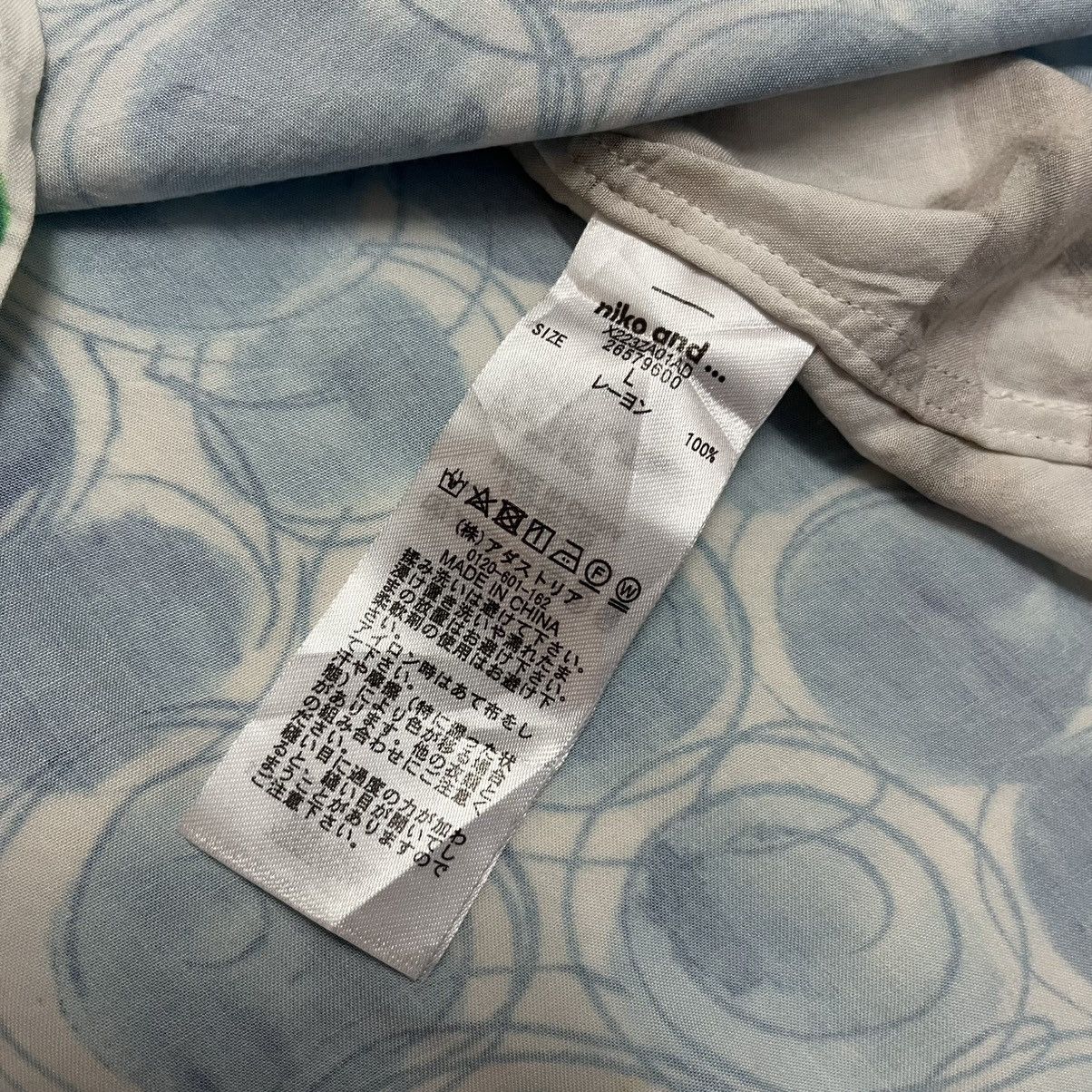 Issey Miyake Tsumori Chisato by Niko And Printed Viscose Shirt Hawaii Size US L / EU 52-54 / 3 - 7 Thumbnail
