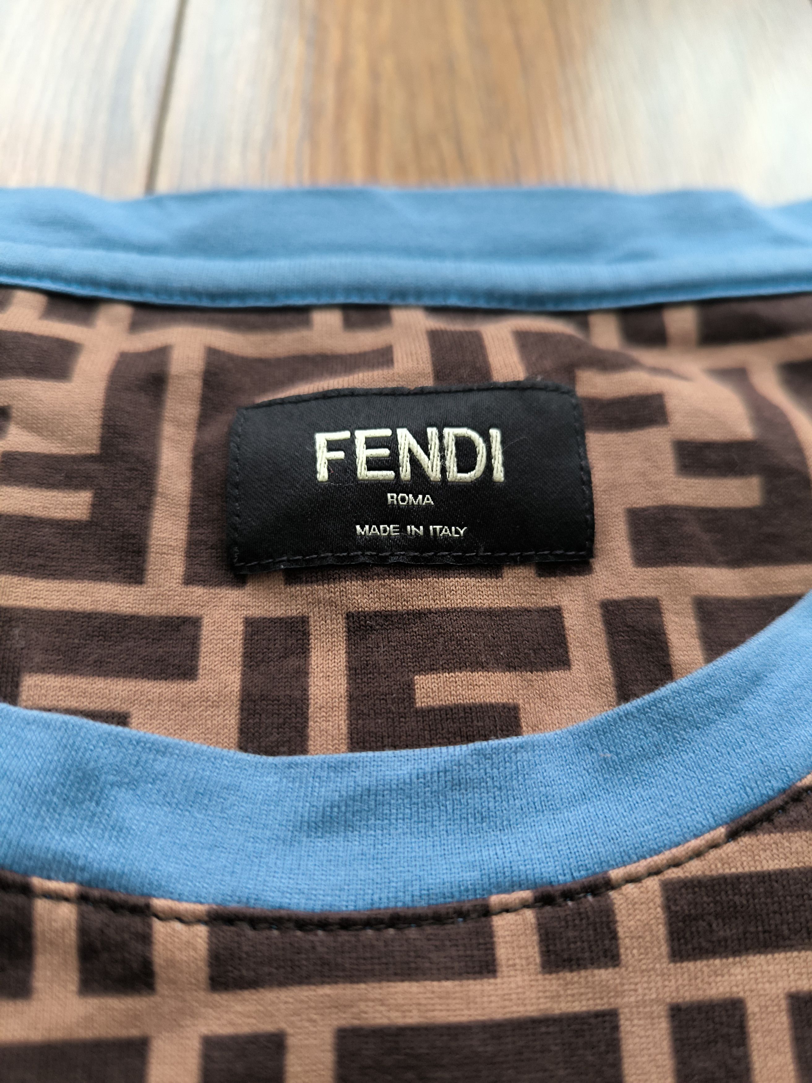 Fendi Fendi x Fila Monogram T-shirt, L, very good condition Size US L / EU 52-54 / 3 - 5 Thumbnail