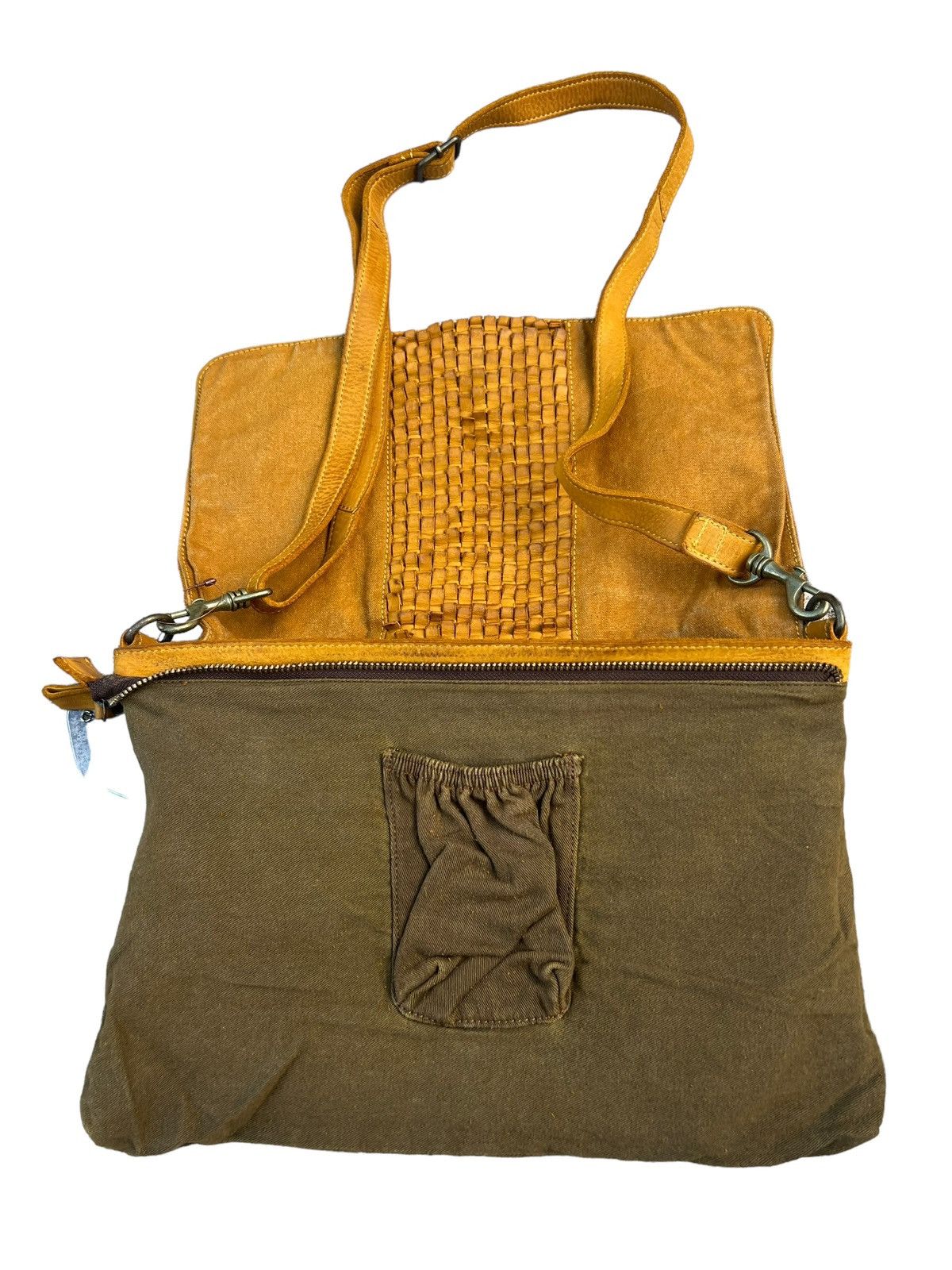 Levi's Joy Walker Plus Japan Hybrid Canvas Patina Leather Bag Size ONE SIZE - 22 Thumbnail