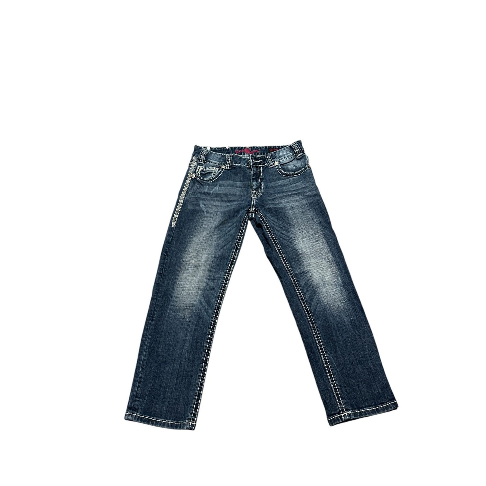 Other Women's 25 Medium Wash Blue Boyfriend Crop Denim Jeans Size 25" / US 0 / IT 36 - 1 Thumbnail