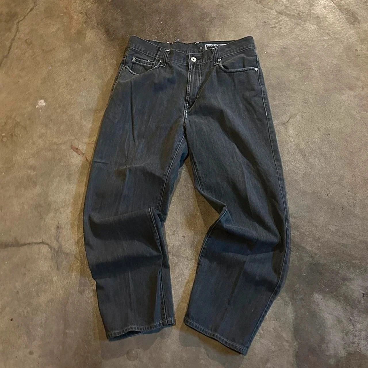 Enyce Vintage Y2K Enyce faded black jeans Size US 36 / EU 52 - 4 Thumbnail
