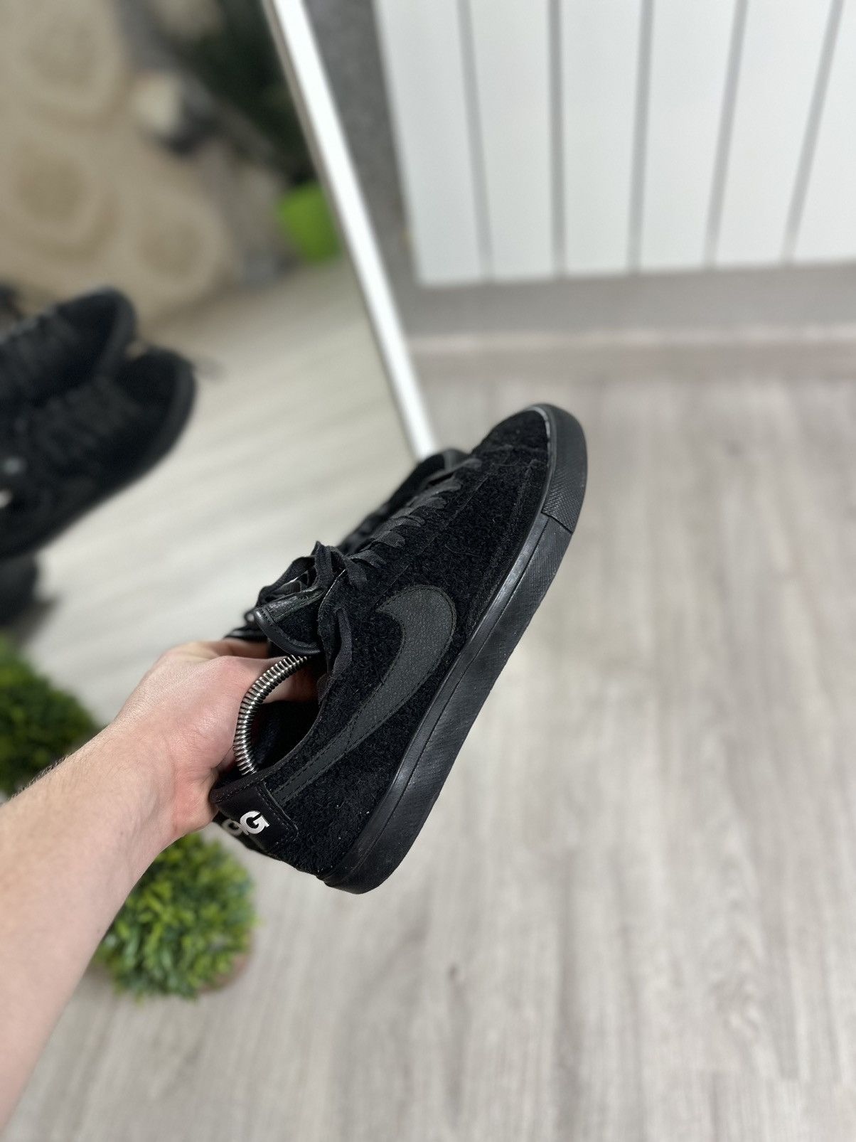 Nike 2013 Nike Blazer Low Premium CDG SP Comme Des Garçons Black Size US 7 / EU 40 - 5 Thumbnail